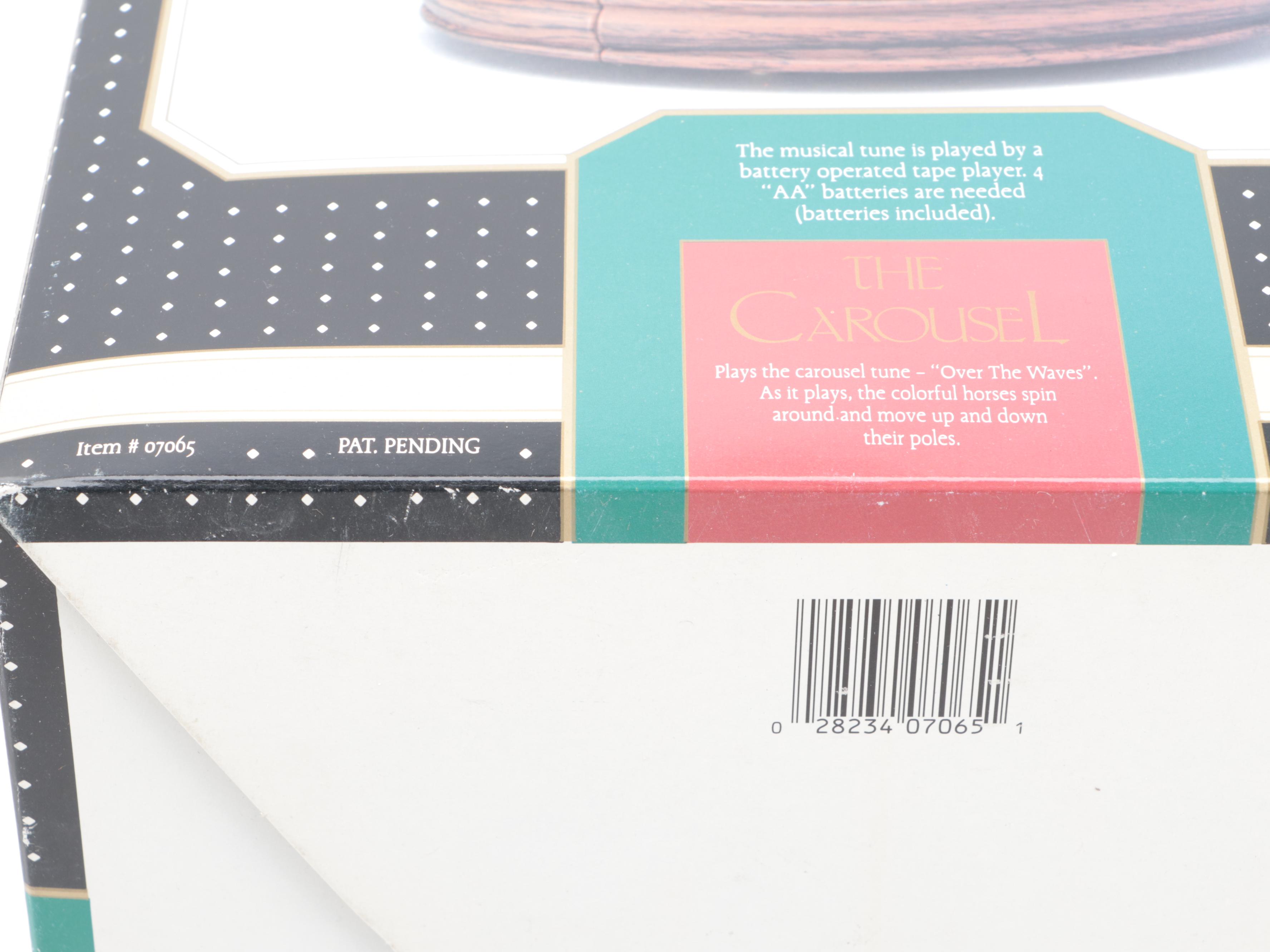 Waco Melody in Motion "The Carousel" Porcelain Music Box