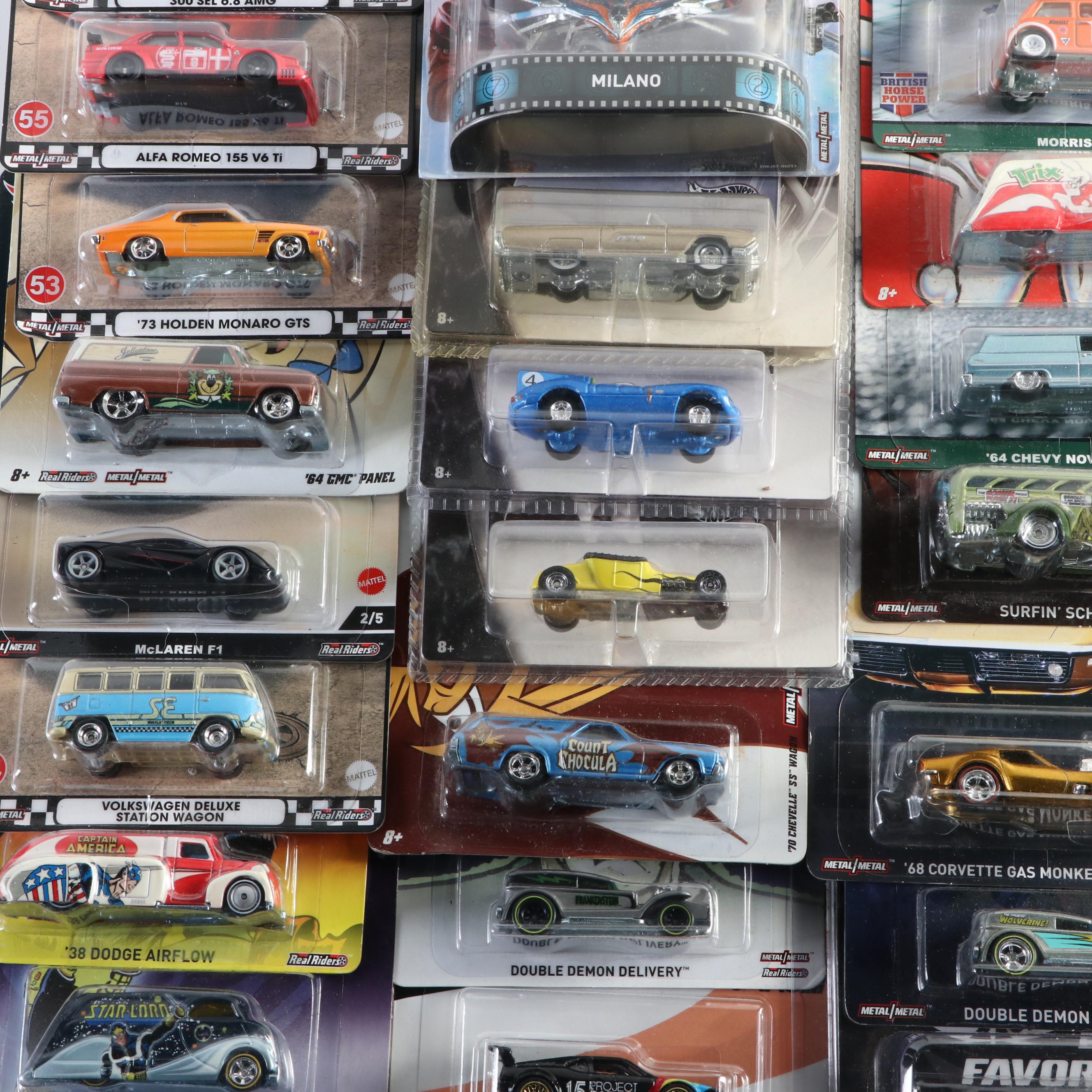 Hot Wheels of Various Collections with Cinnamon Toast Crunch, Est. 1968 and More