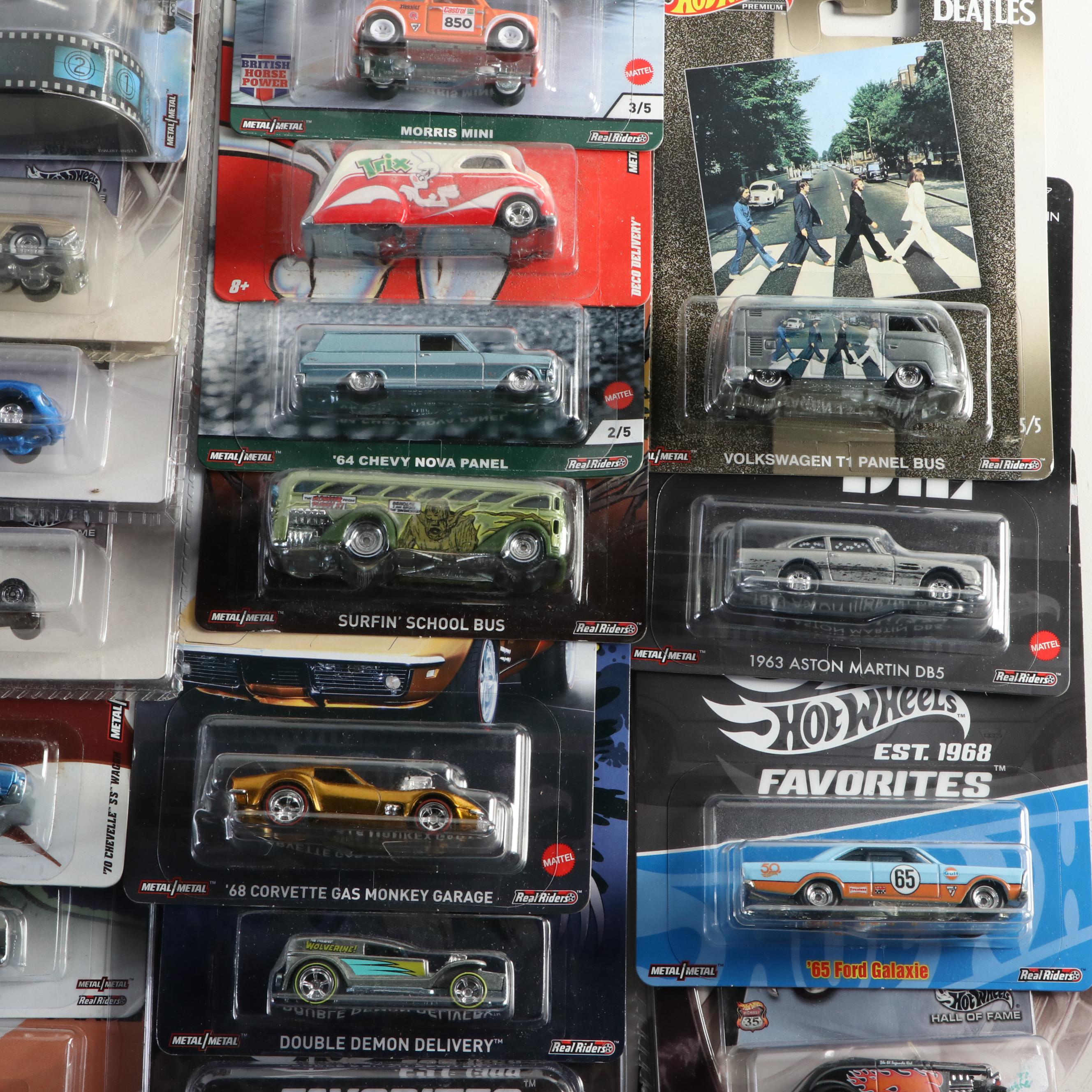 Hot Wheels of Various Collections with Cinnamon Toast Crunch, Est. 1968 and More
