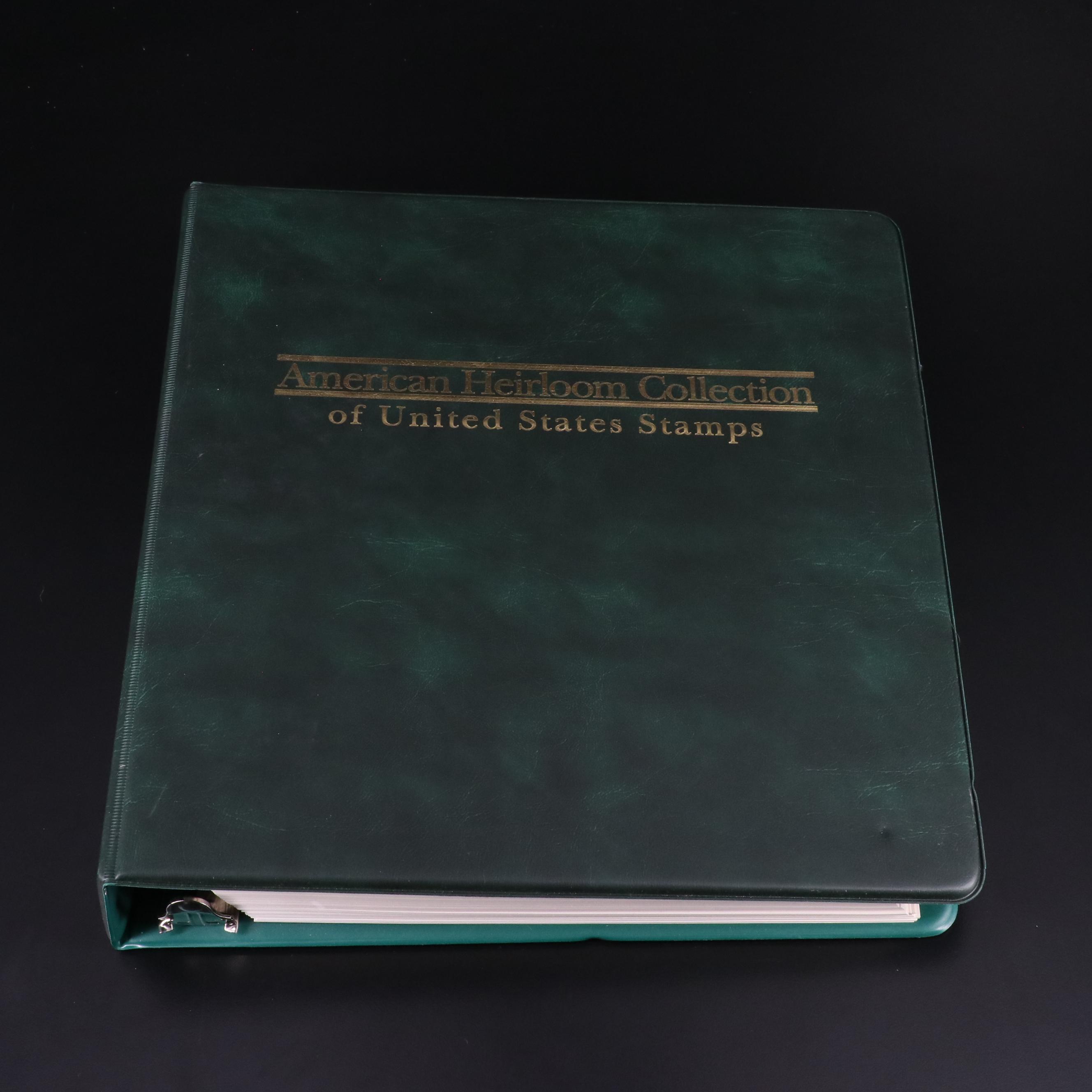 American Heirloom Collection of United States Stamps in Three Albums