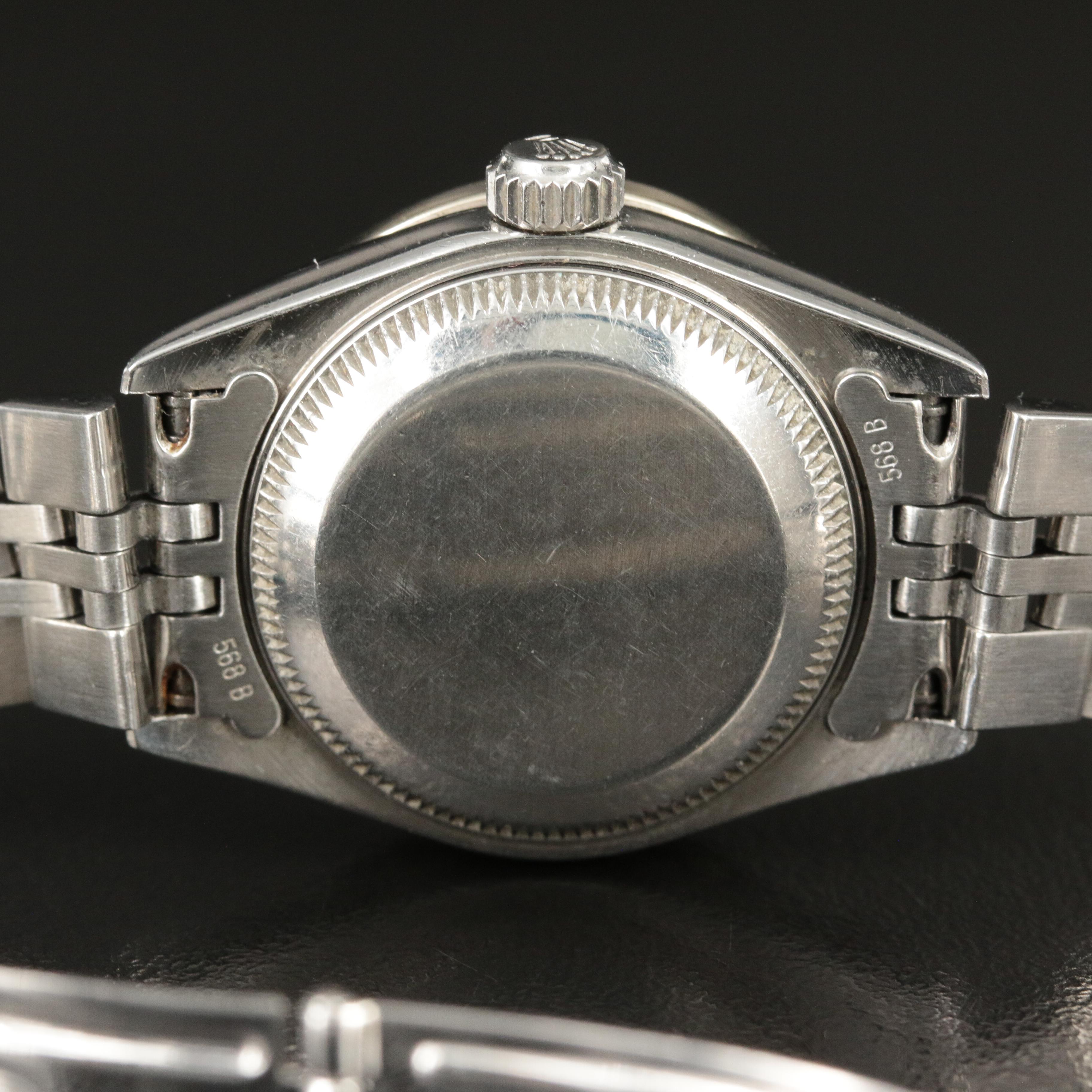 2002 Rolex Custom Diamond, Mother-of-Pearl Dial and Bezel Datejust Watch