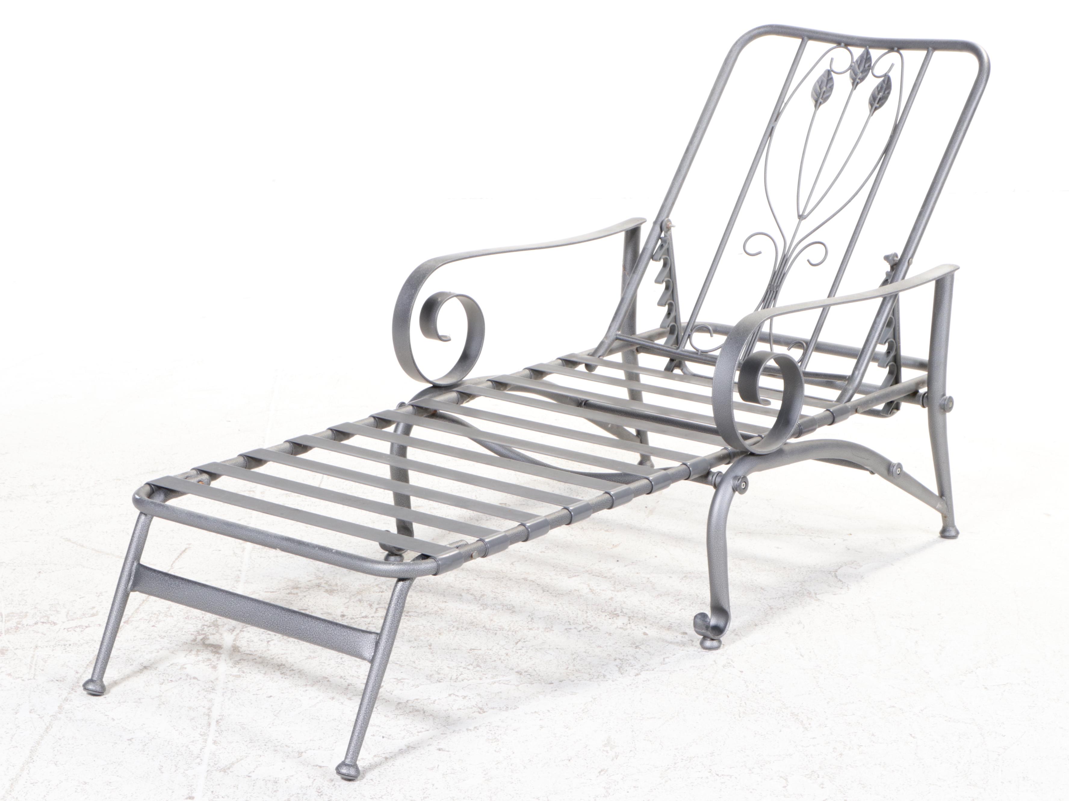 Martha Stewart Painted Metal Patio Chaise and Sofa