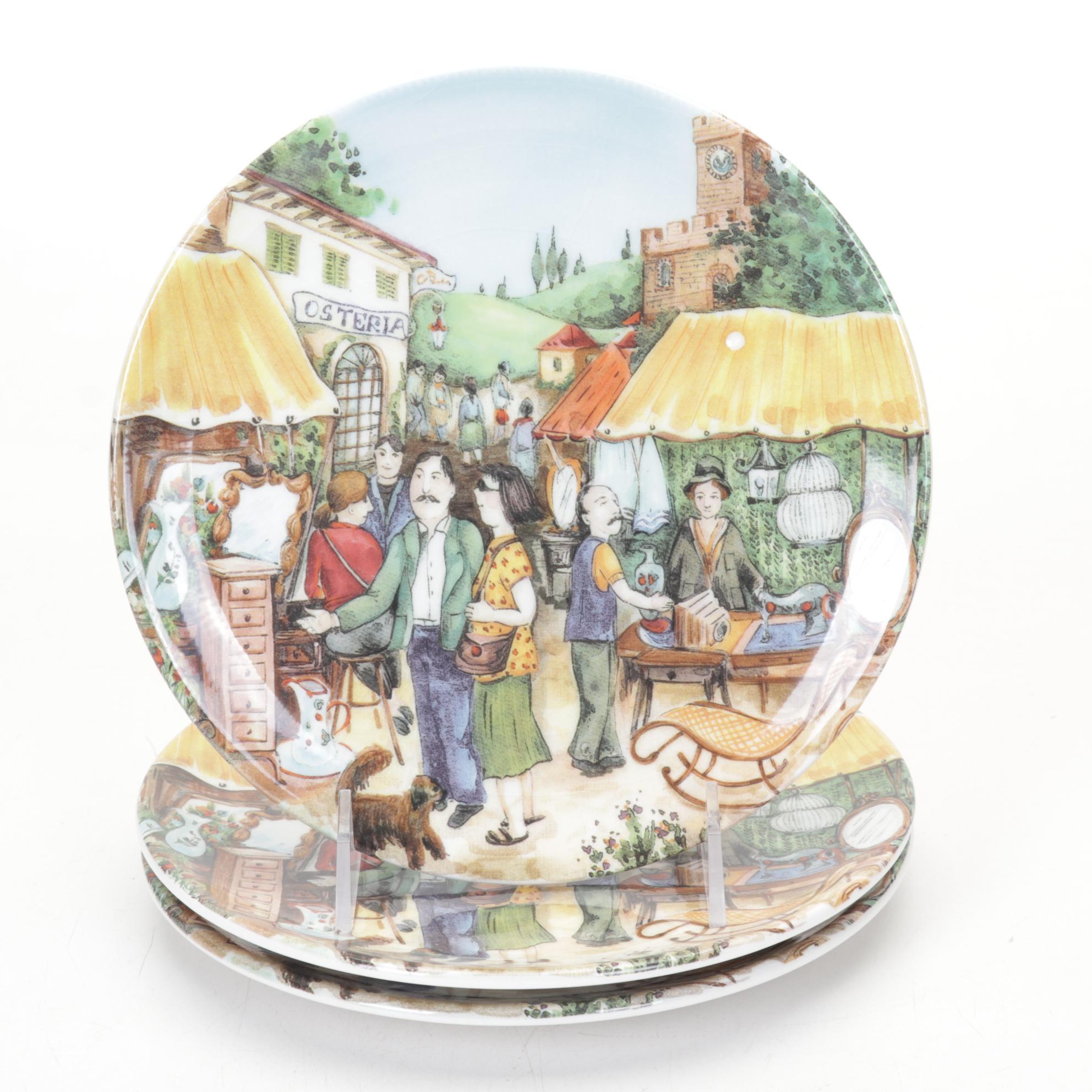 Brunelli "Market Scene" Plates, Brie Cheese Baking Dish, Corkcicle, and More