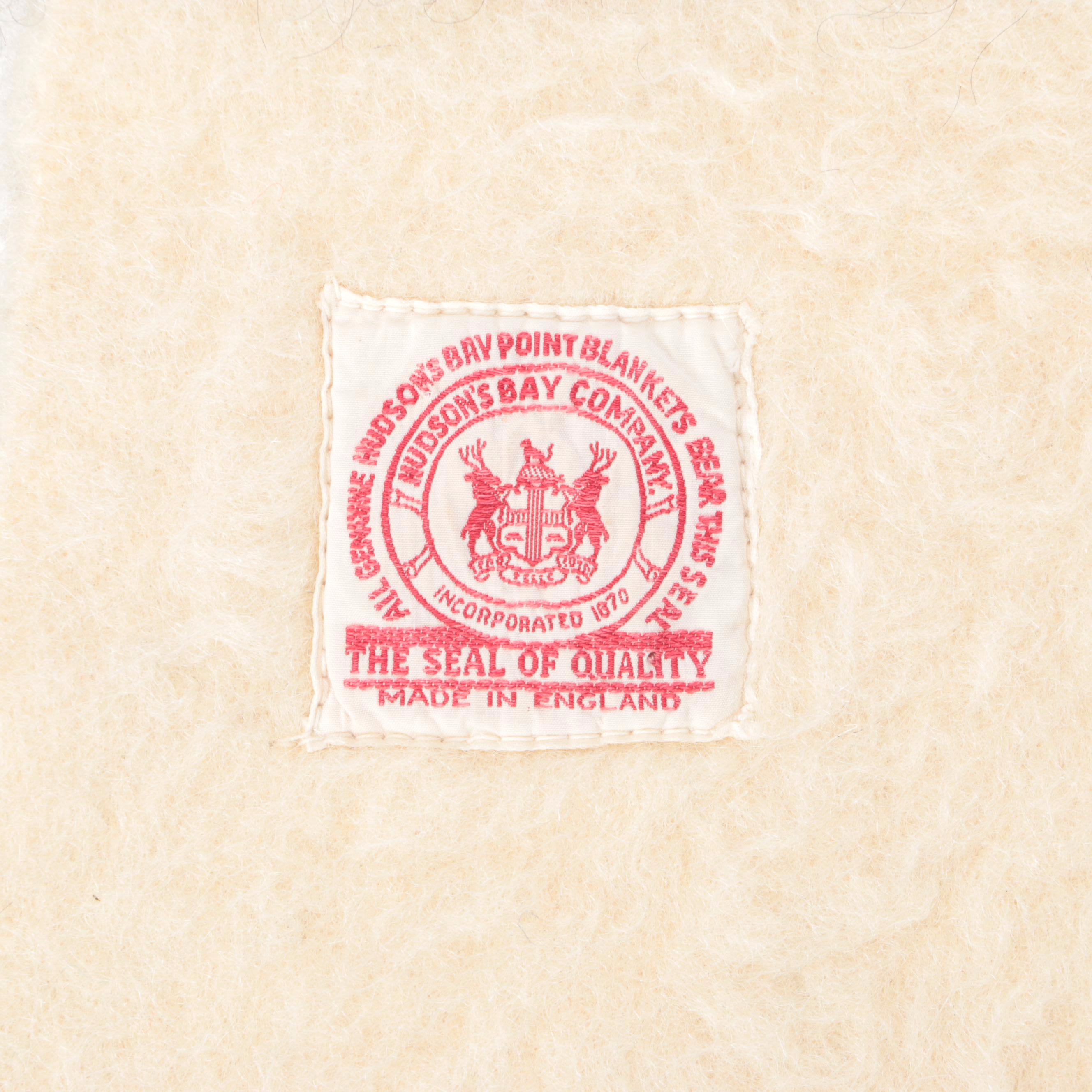 Hudson's Bay Point Blanket in Multi-Stripe Wool, Late 20th Century