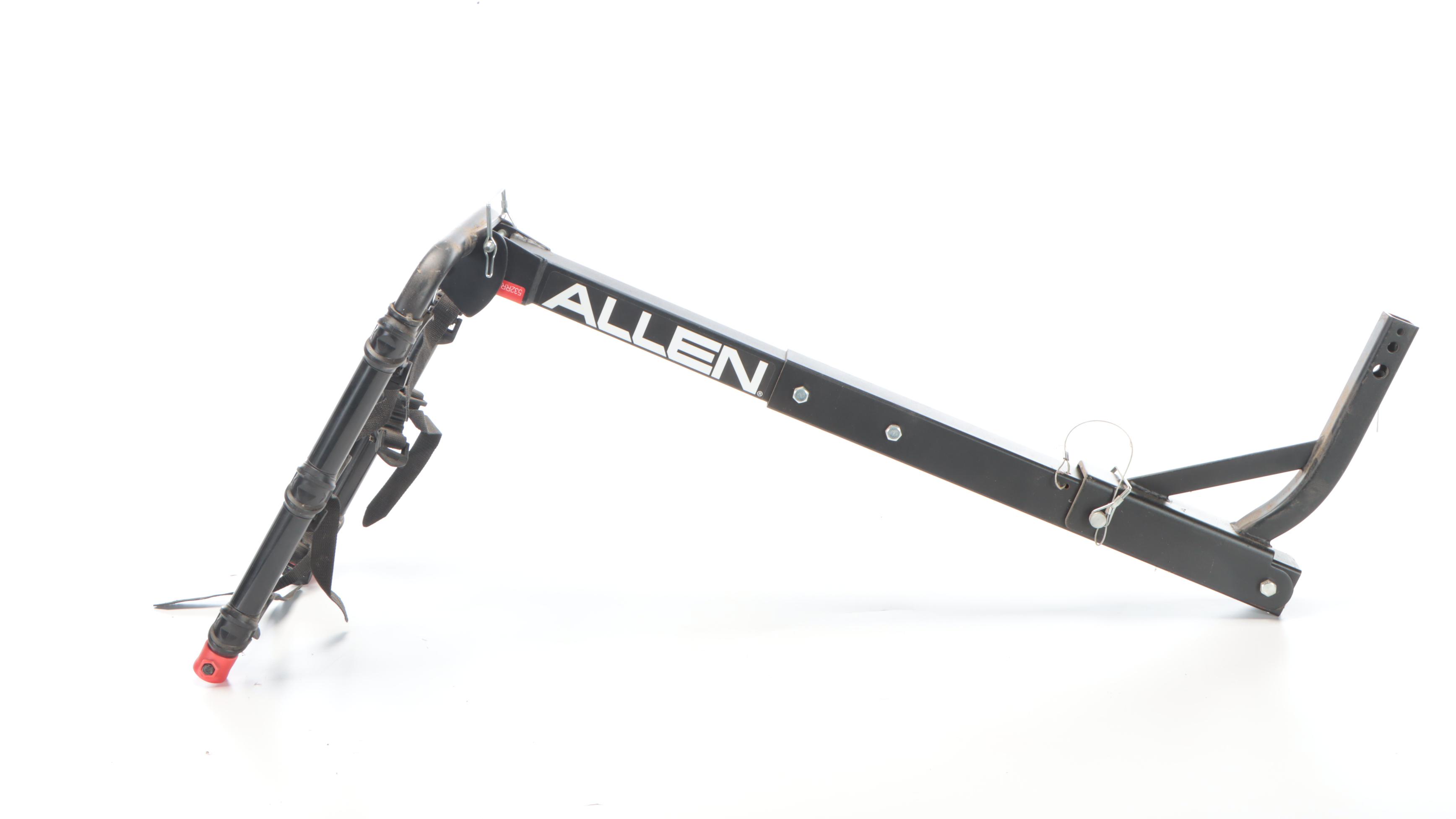 Allen Rear Trailer Hitch Bike Rack with Reese Ball Mount and Adapter