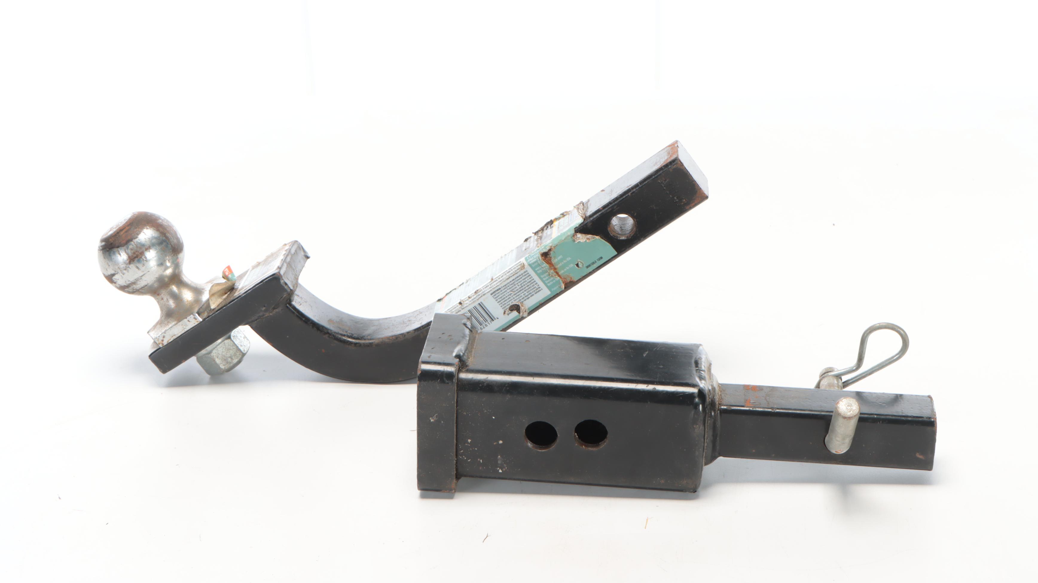 Allen Rear Trailer Hitch Bike Rack with Reese Ball Mount and Adapter