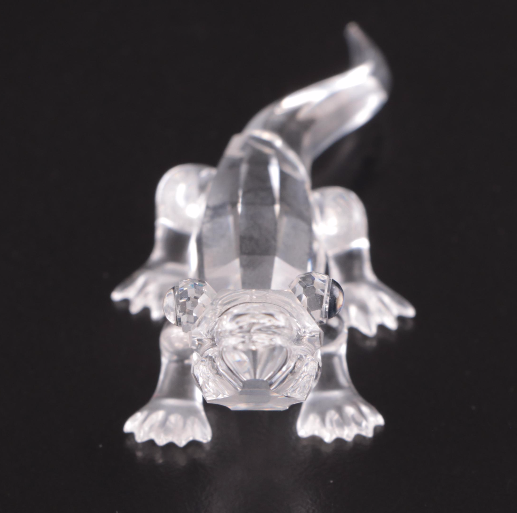 Swarovski Crystal Alligator, Pelican and Other Figurines, Late 20th Century