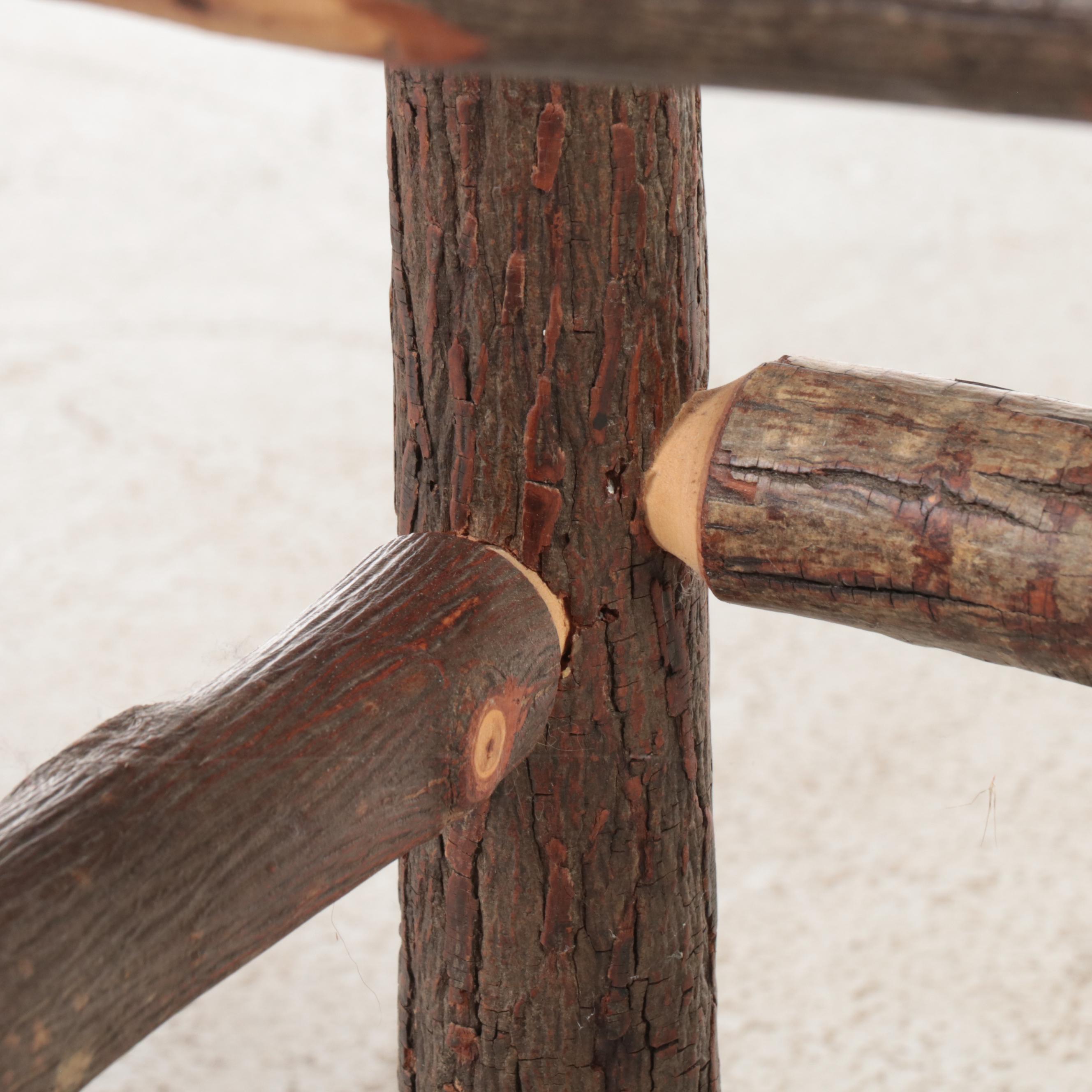 Four Flat Rock Furniture Hickory and Cane Barstools