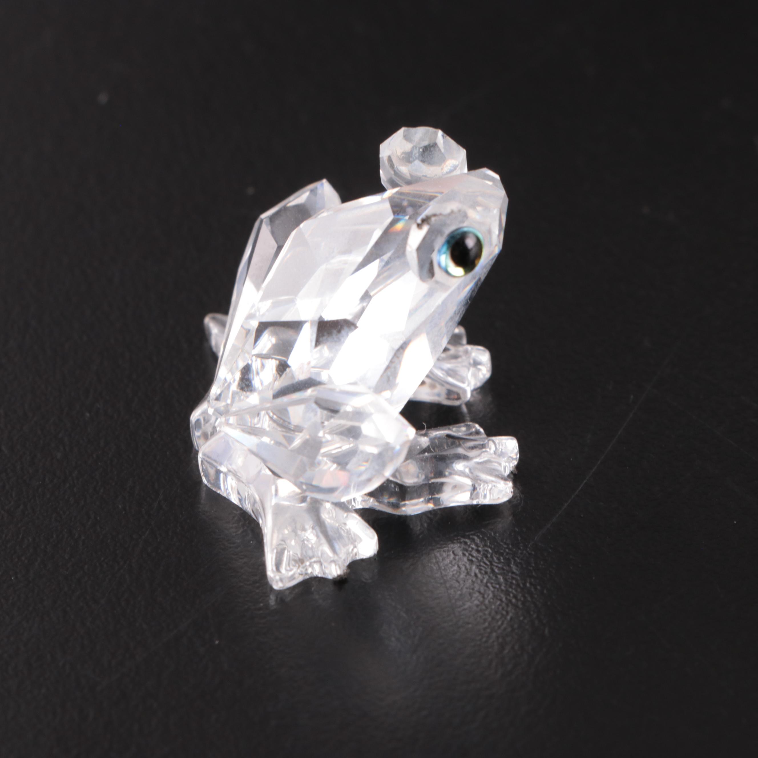 Swarovski Crystal Alligator, Pelican and Other Figurines, Late 20th Century