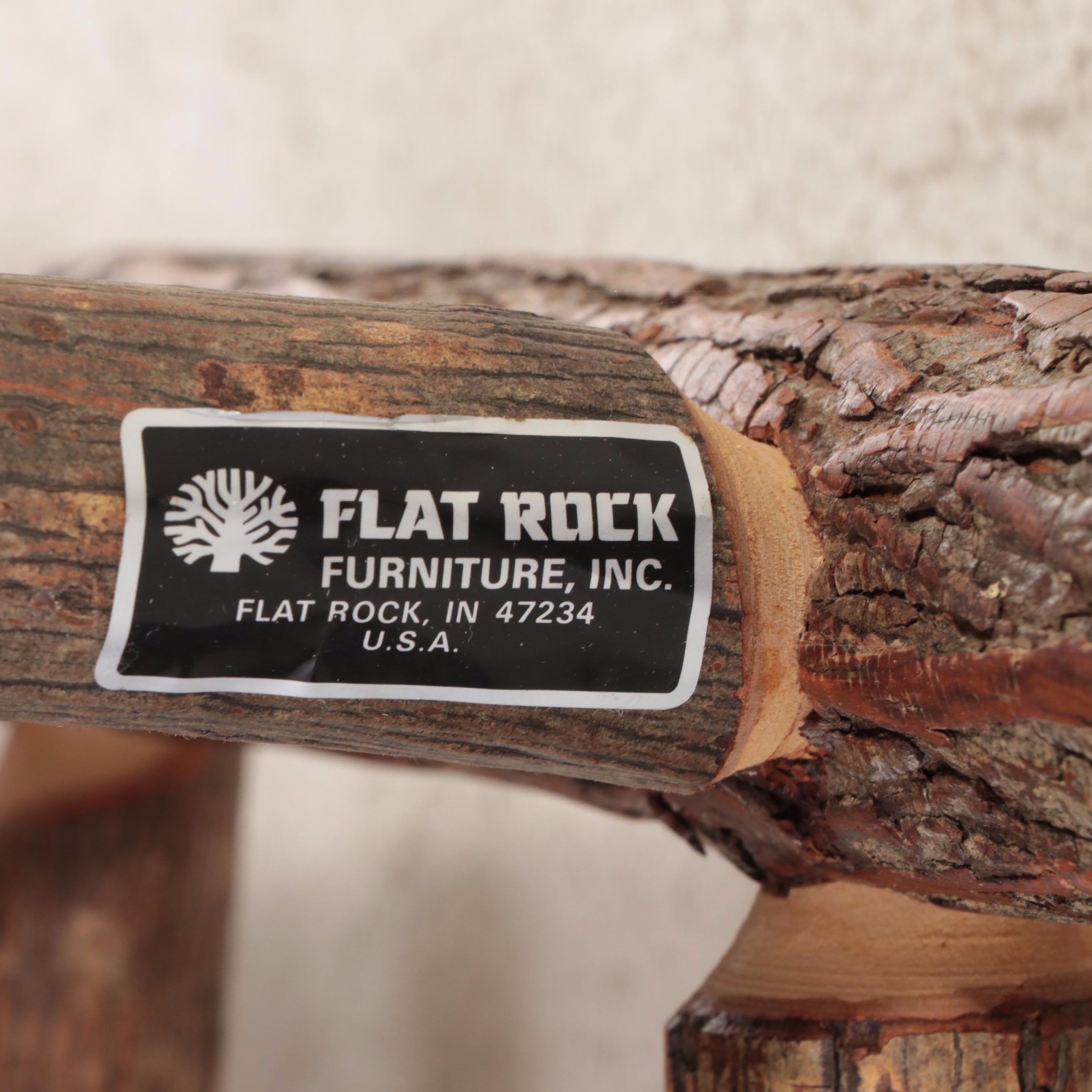 Four Flat Rock Furniture Hickory and Cane Barstools
