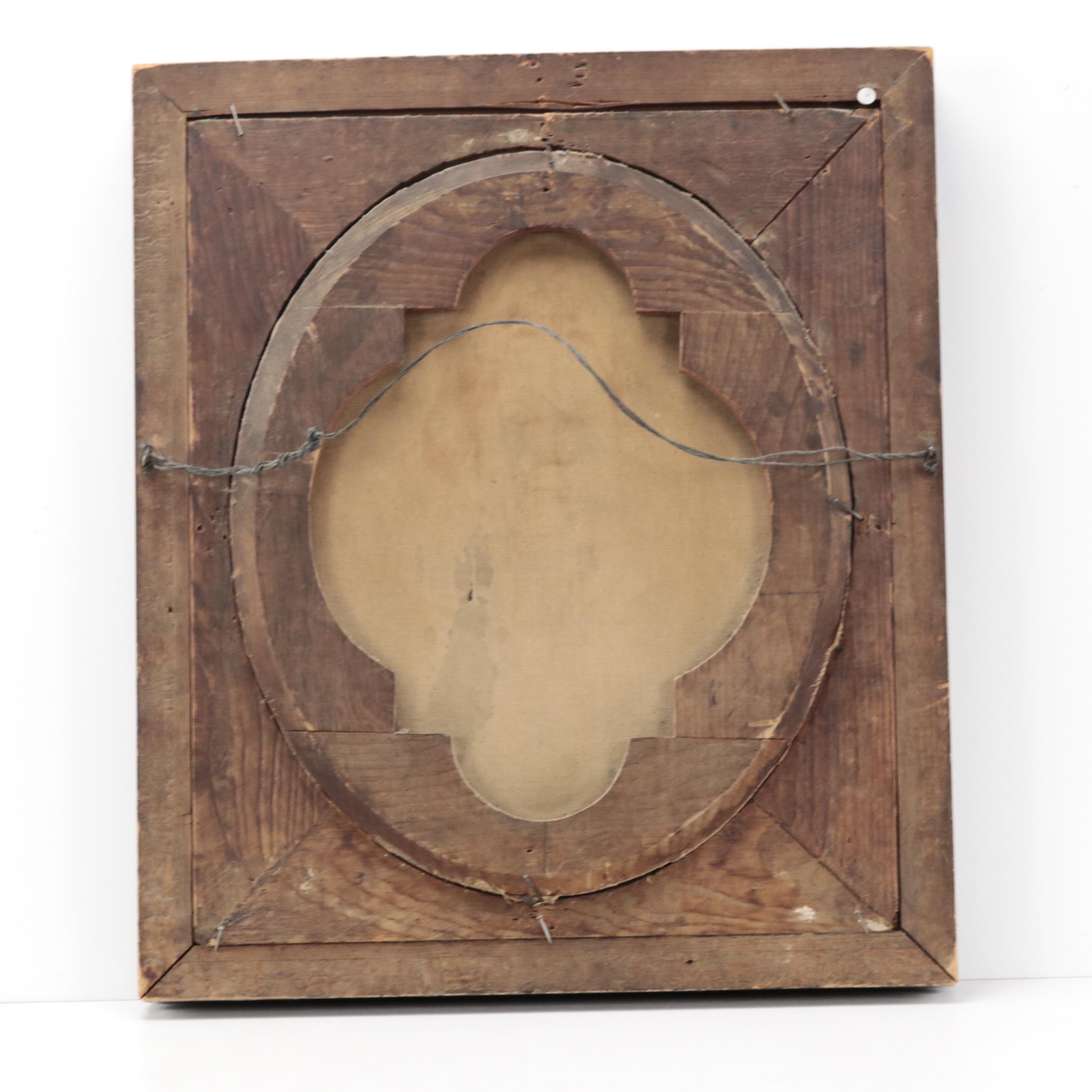 Oil Painting Portrait of a Woman, 19th Century