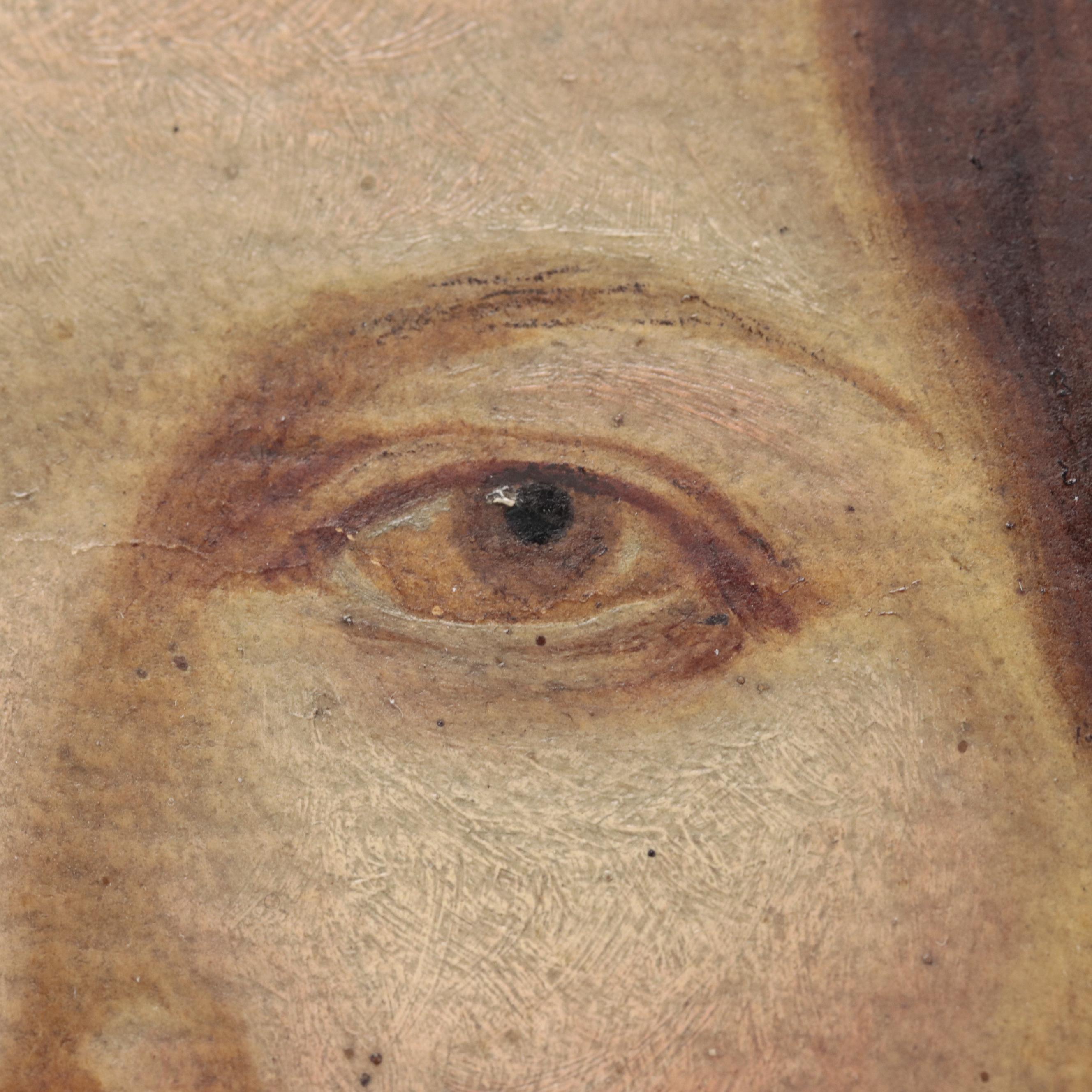 Oil Painting Portrait of a Woman, 19th Century