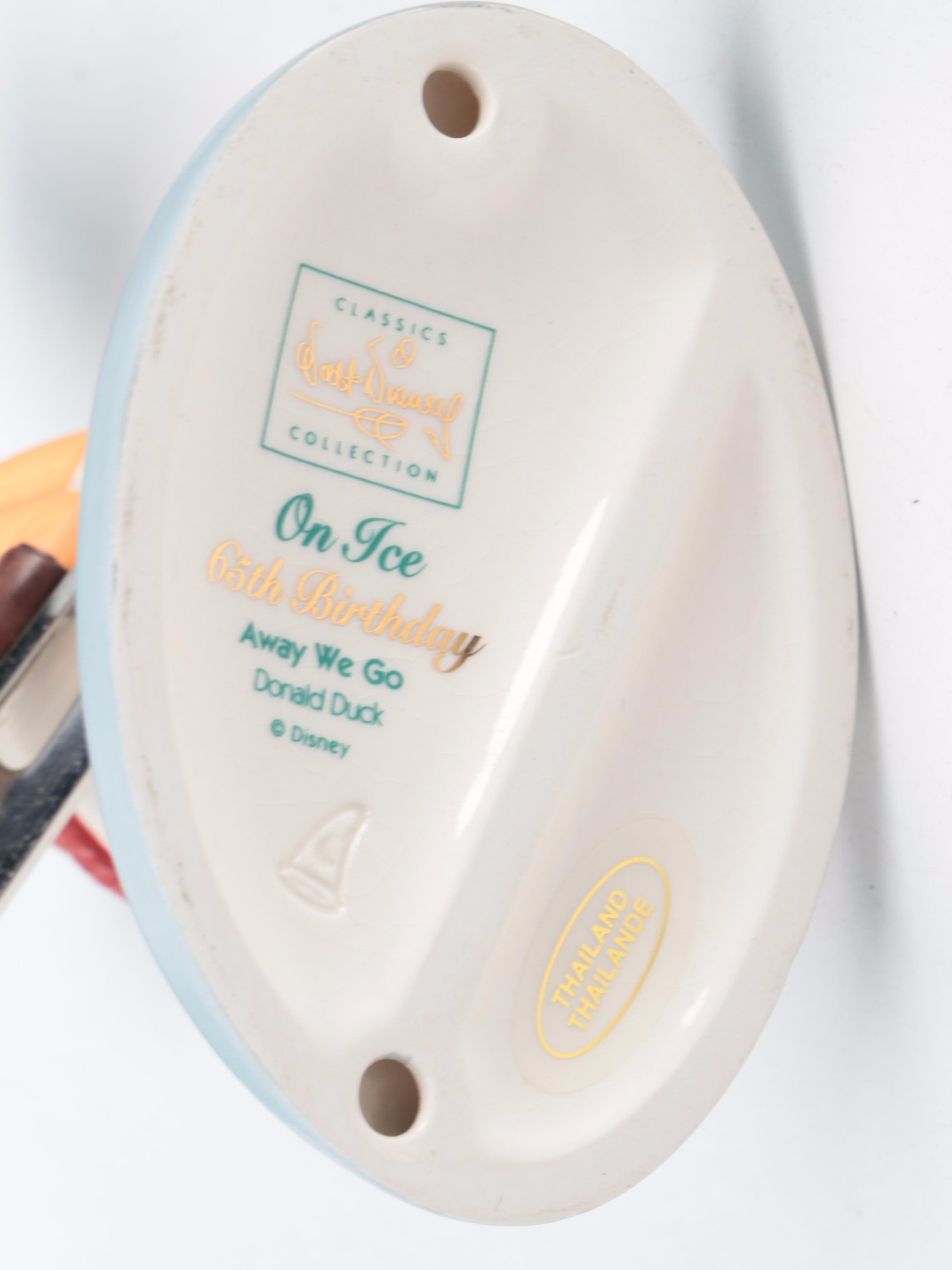 Walt Disney Classics Collection "On Ice" Porcelain Figurines