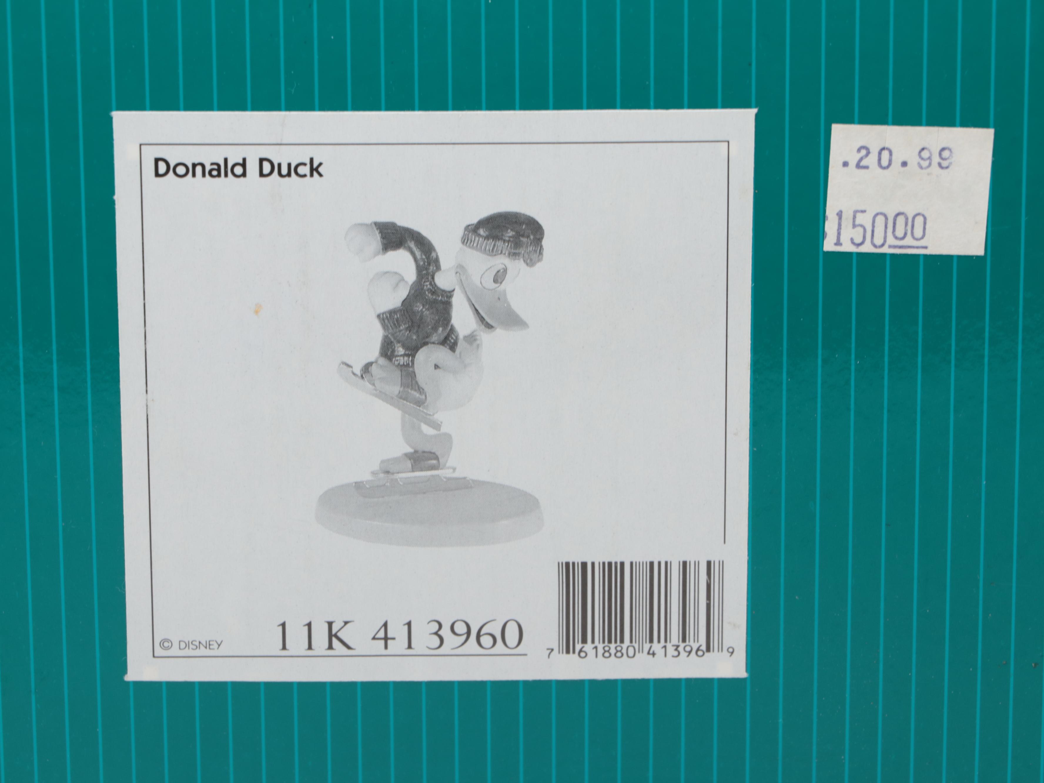 Walt Disney Classics Collection "On Ice" Porcelain Figurines