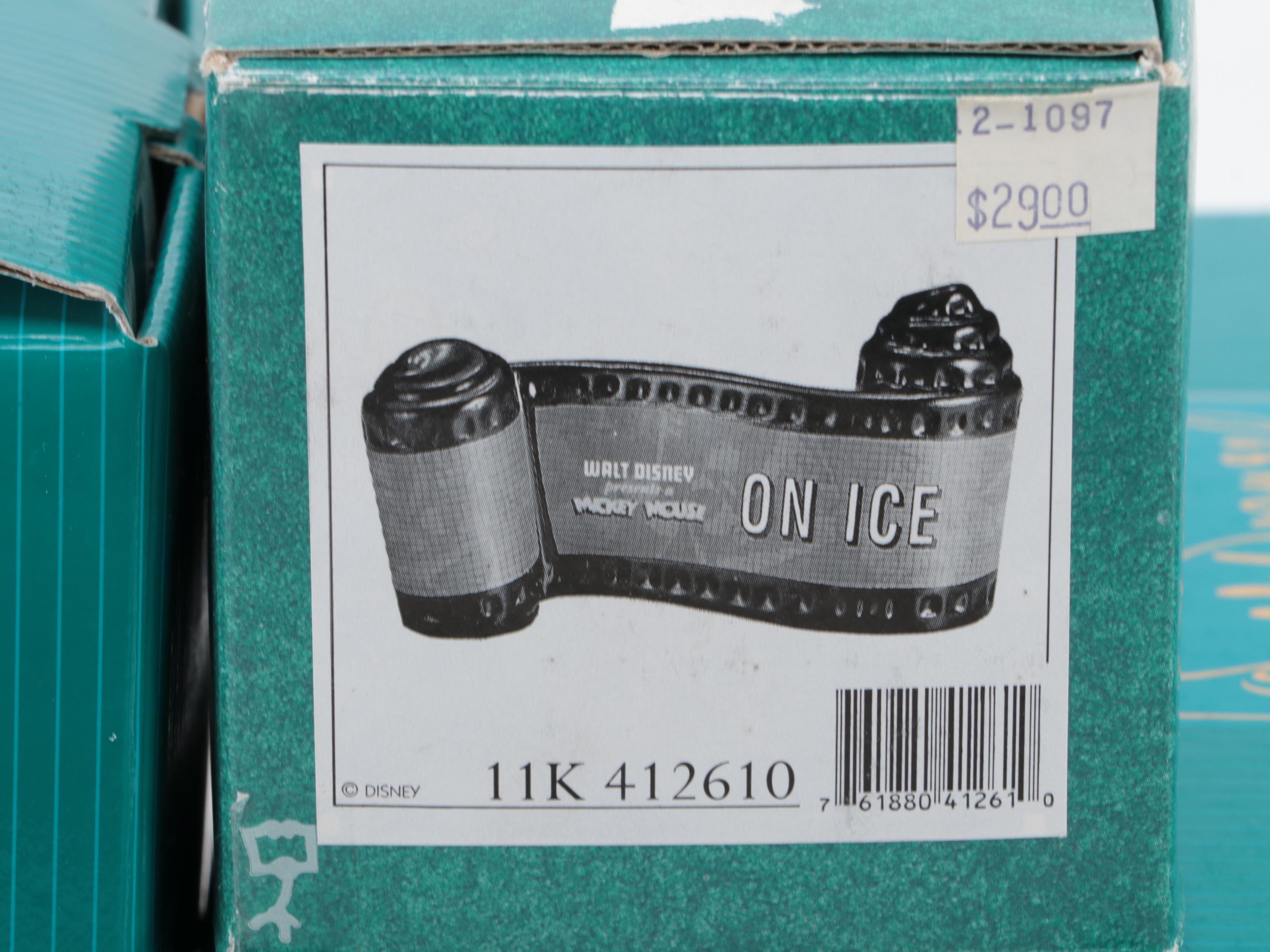 Walt Disney Classics Collection "On Ice" Porcelain Figurines