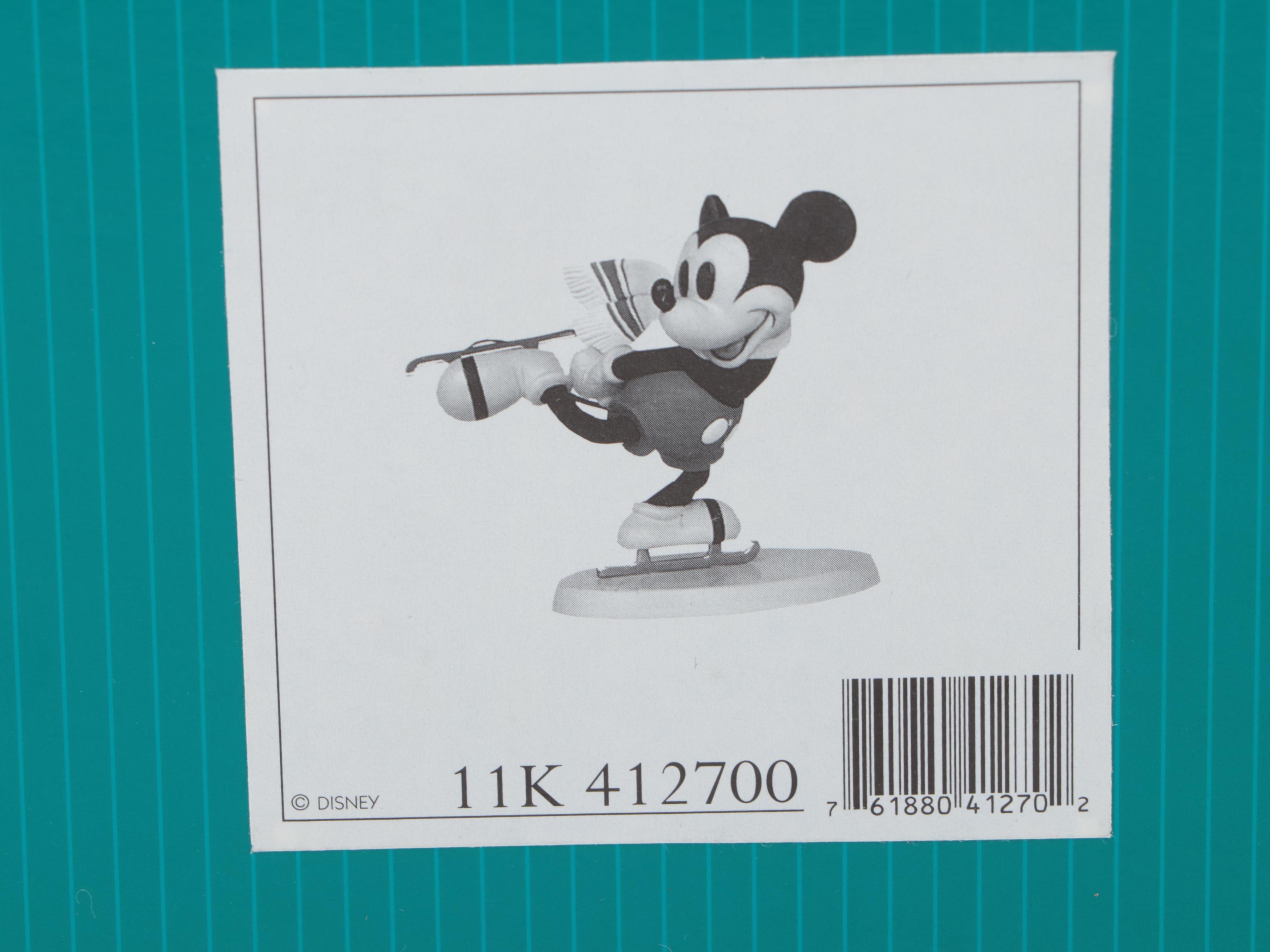 Walt Disney Classics Collection "On Ice" Porcelain Figurines