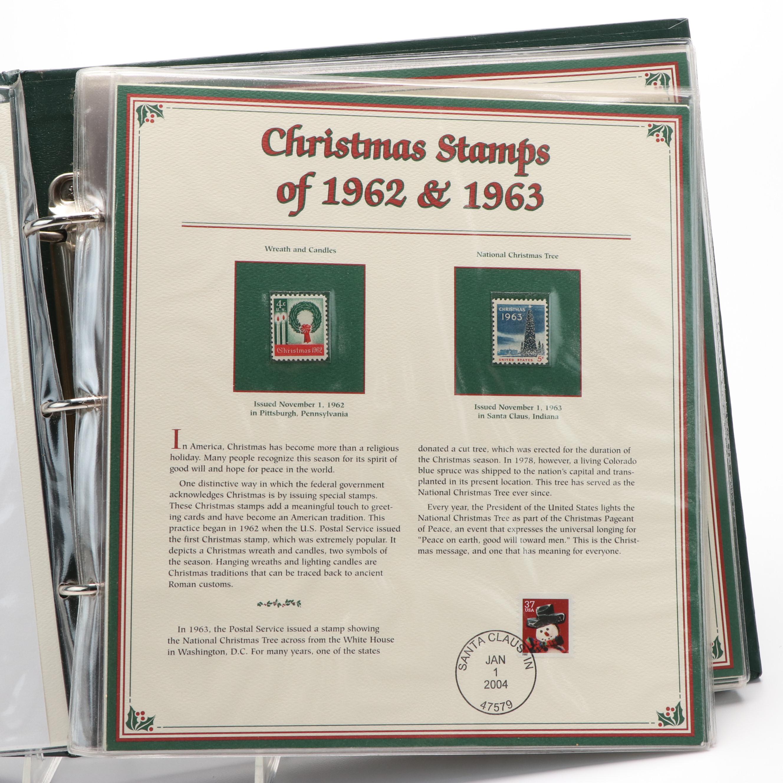 Four Albums With United States and World Commemorative Stamps and Postal Covers