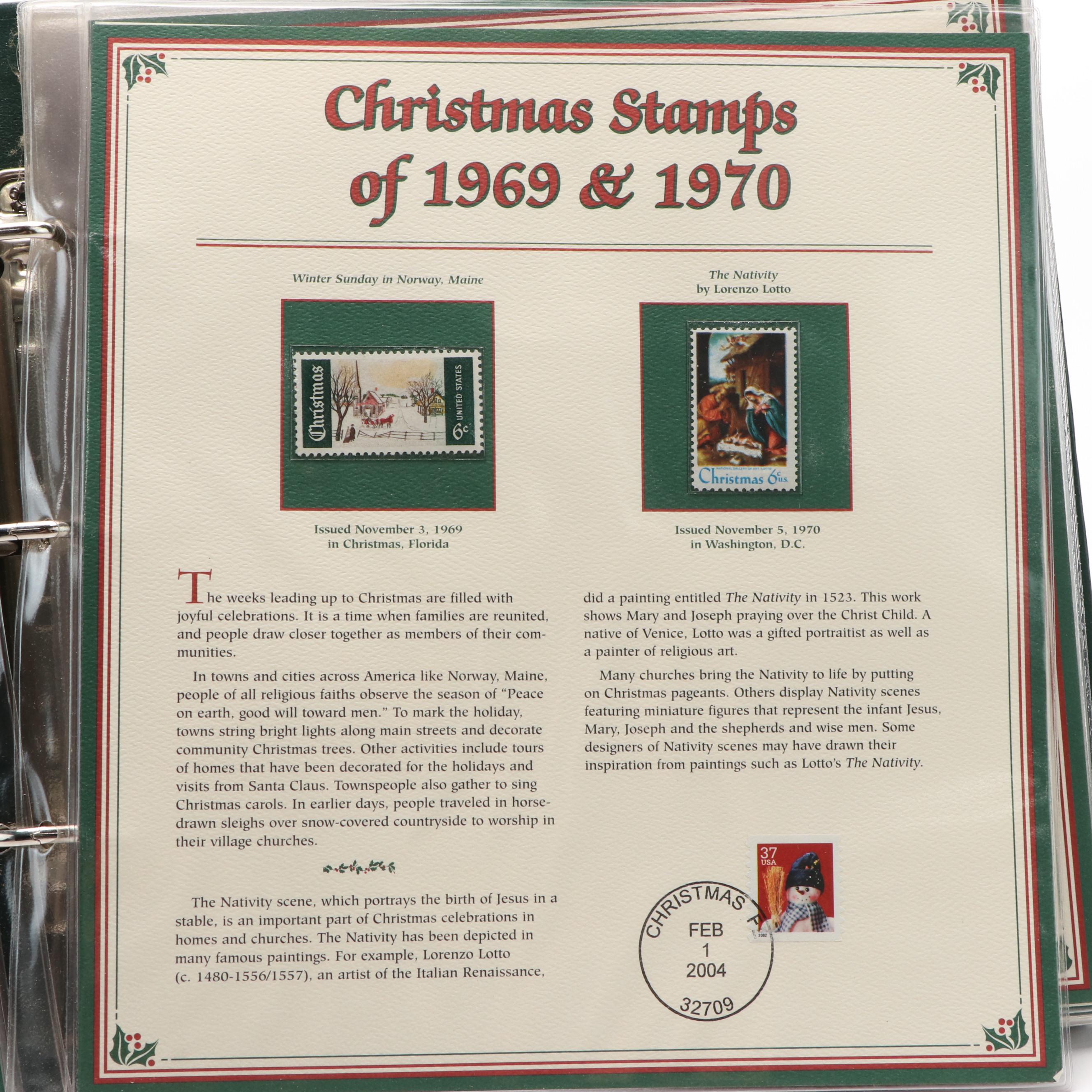 Four Albums With United States and World Commemorative Stamps and Postal Covers