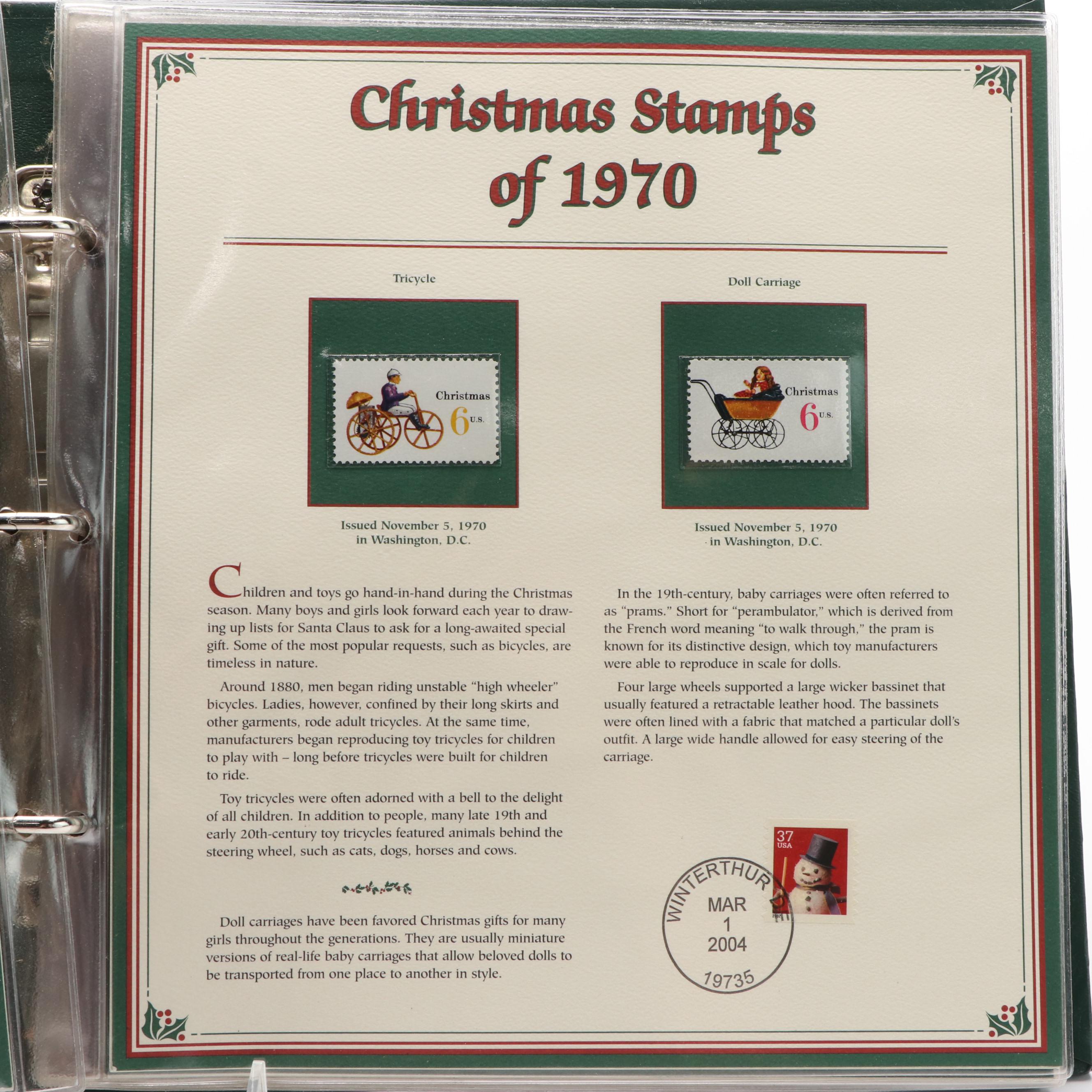 Four Albums With United States and World Commemorative Stamps and Postal Covers