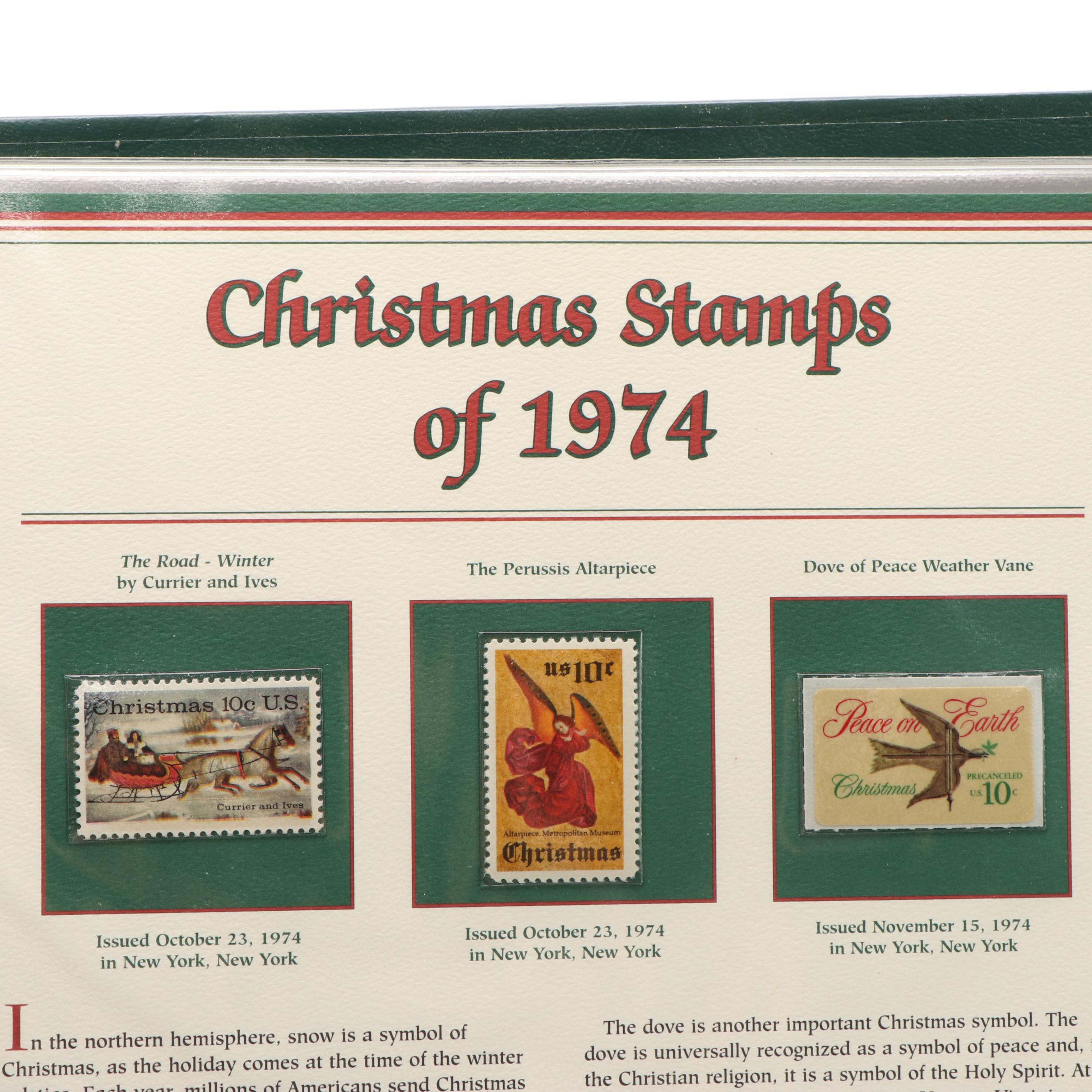 Four Albums With United States and World Commemorative Stamps and Postal Covers