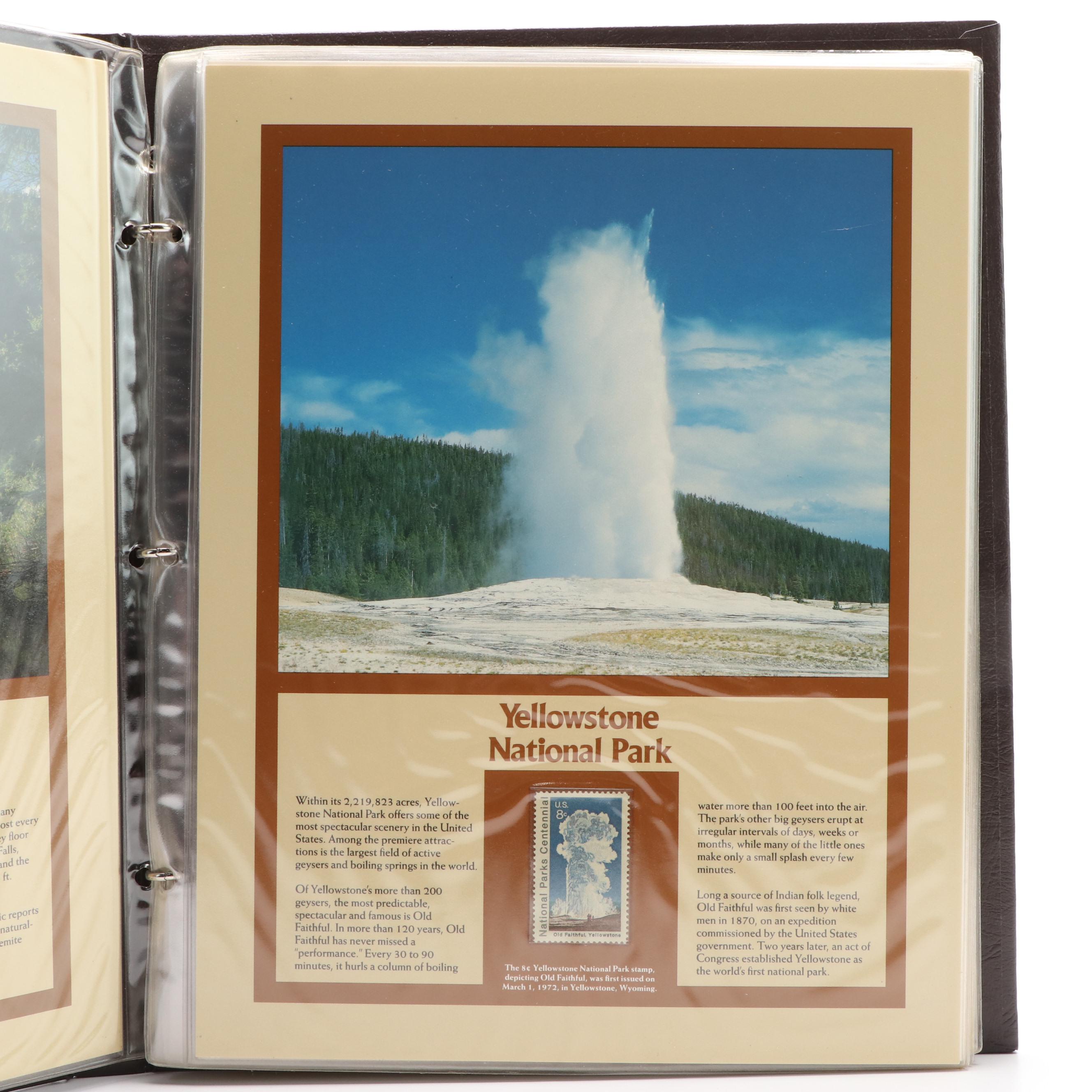 Four Albums With United States and World Commemorative Stamps and Postal Covers