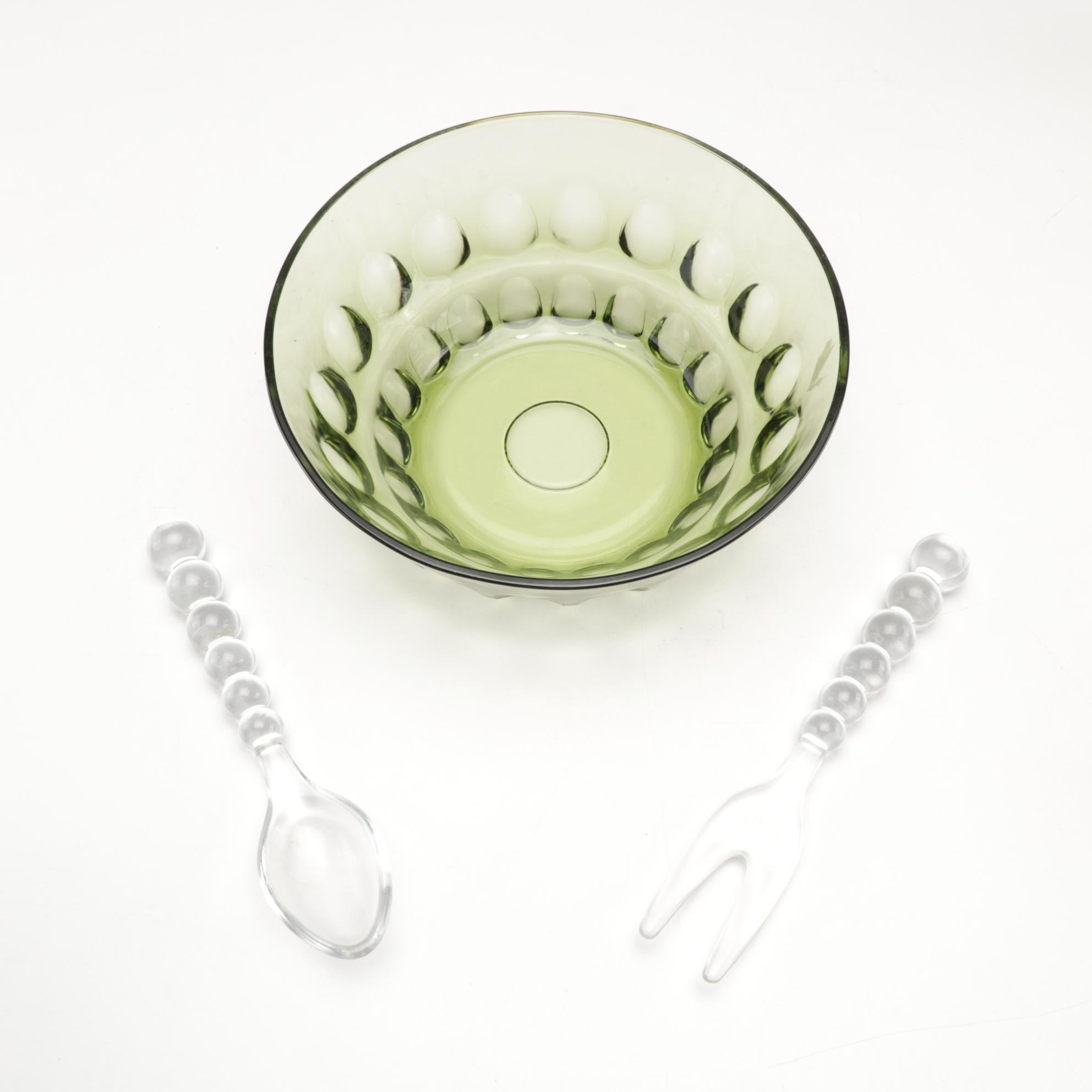 Anchor Hocking "Georgian" Amber Glasses, Pyrex, Hazel Atlas and More Kitchen