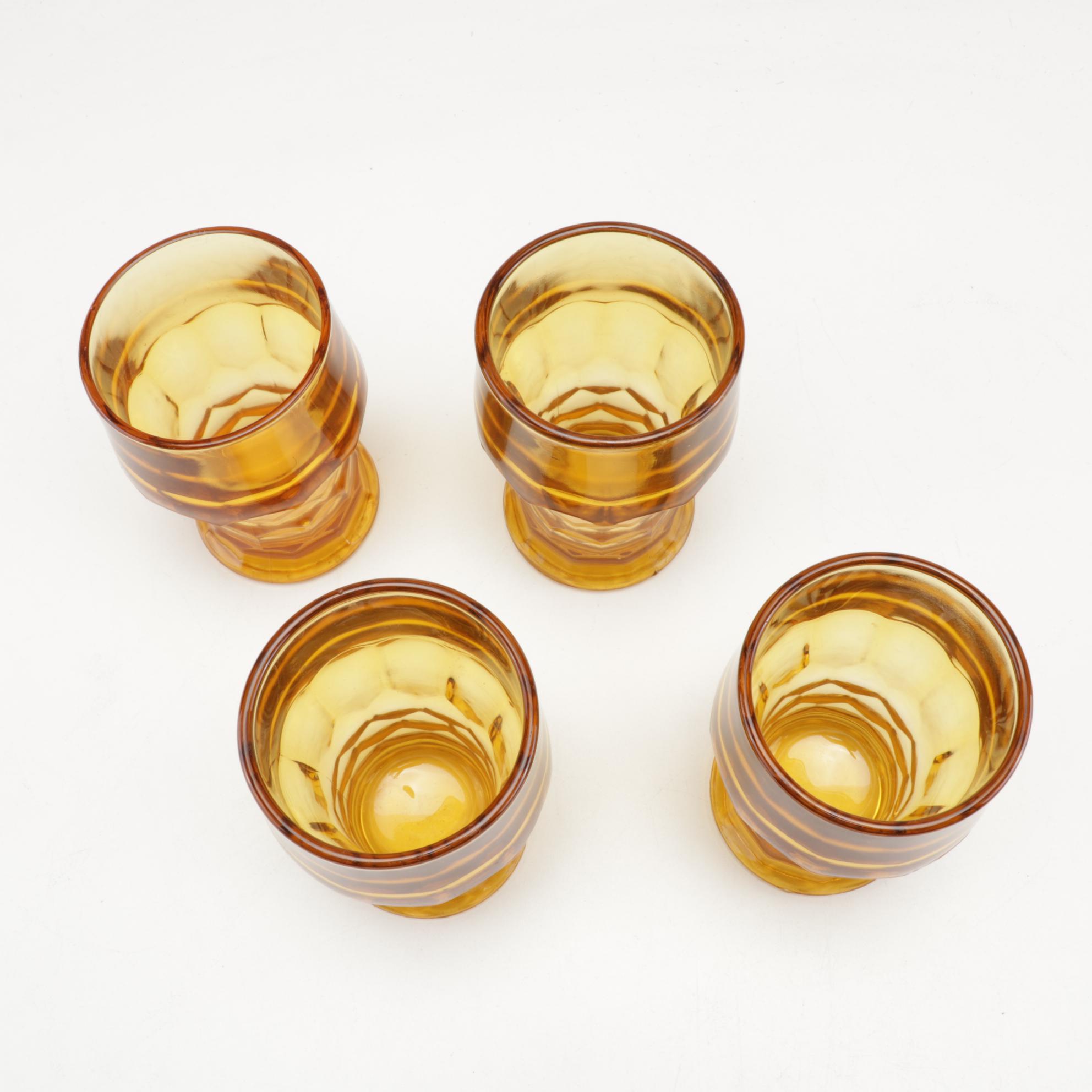 Anchor Hocking "Georgian" Amber Glasses, Pyrex, Hazel Atlas and More Kitchen