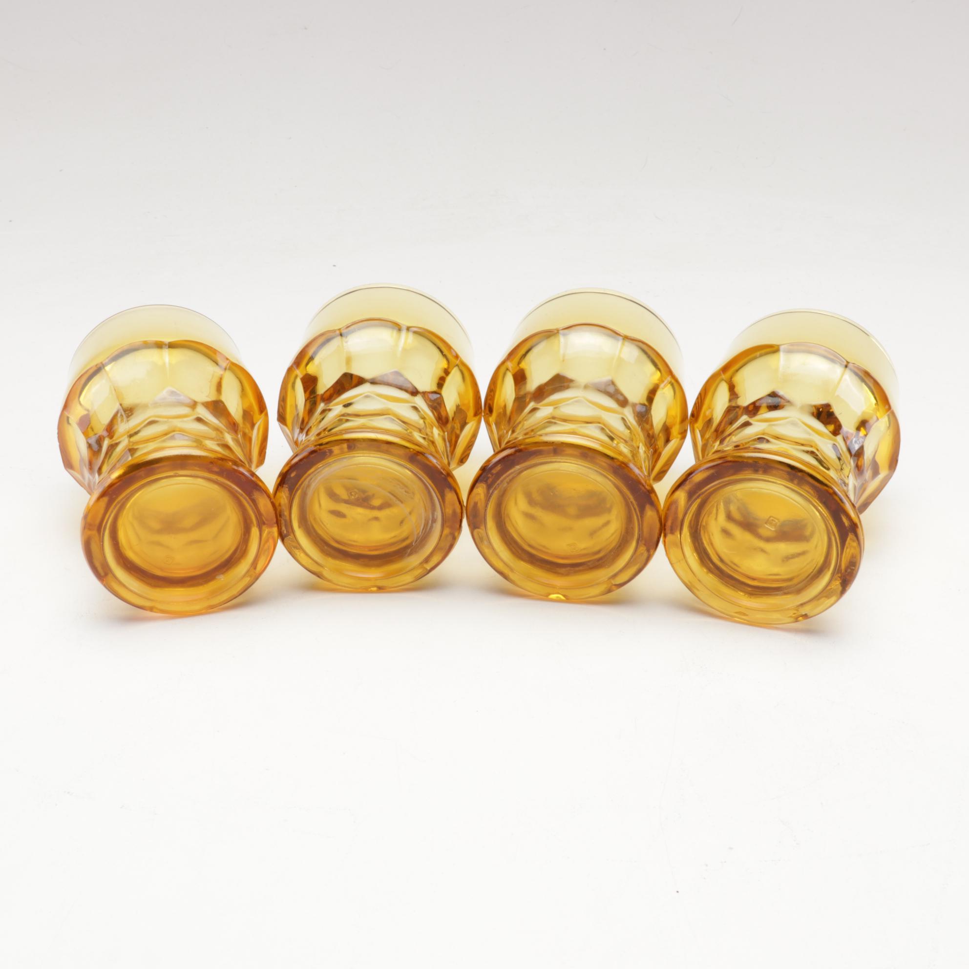 Anchor Hocking "Georgian" Amber Glasses, Pyrex, Hazel Atlas and More Kitchen