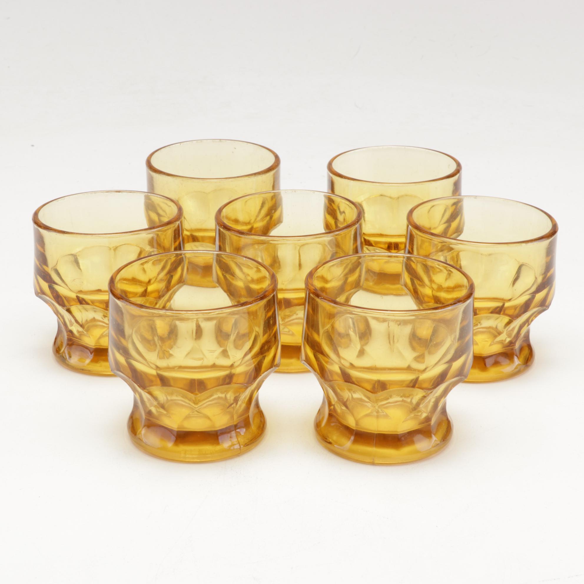 Anchor Hocking "Georgian" Amber Glasses, Pyrex, Hazel Atlas and More Kitchen