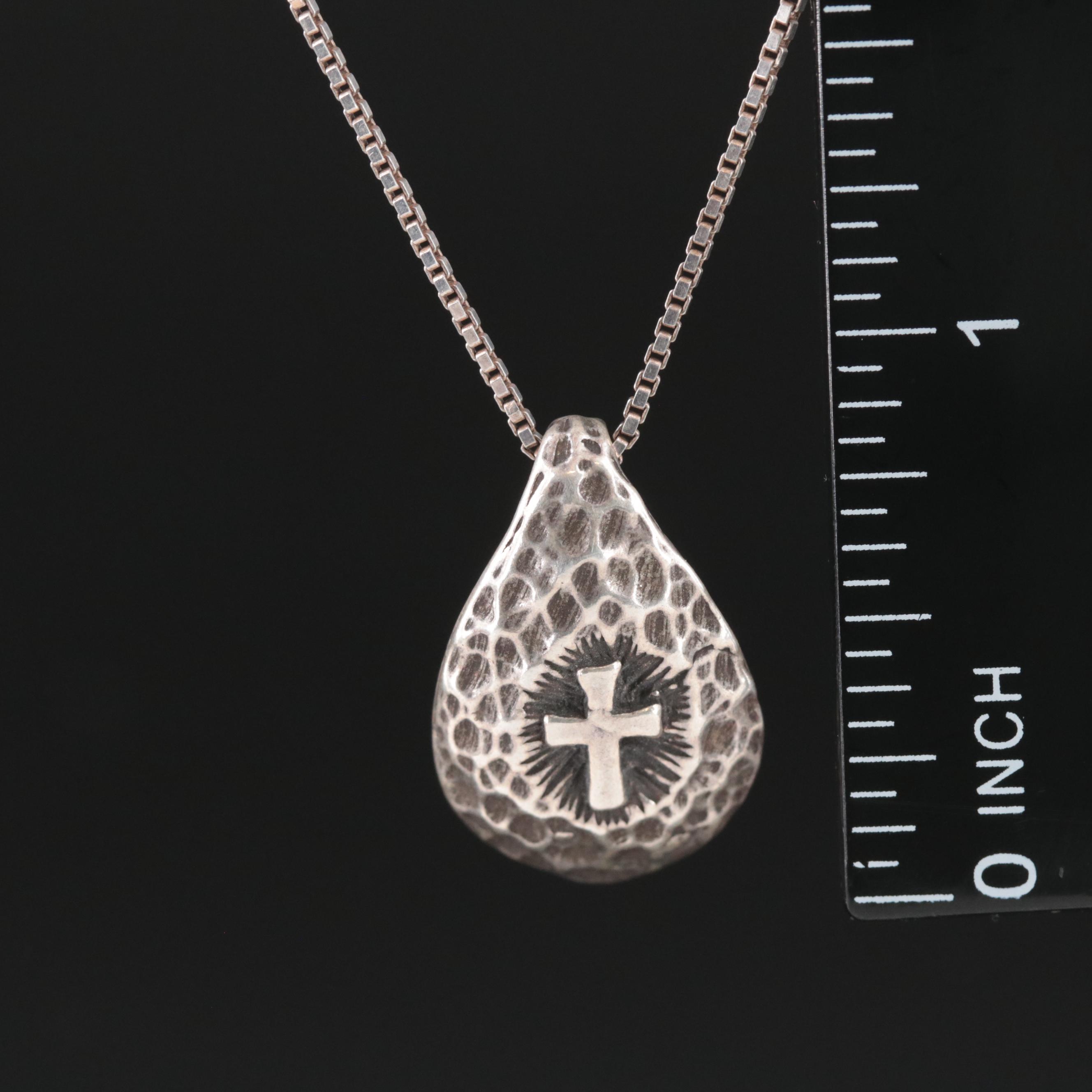 Sterling Cross Necklace