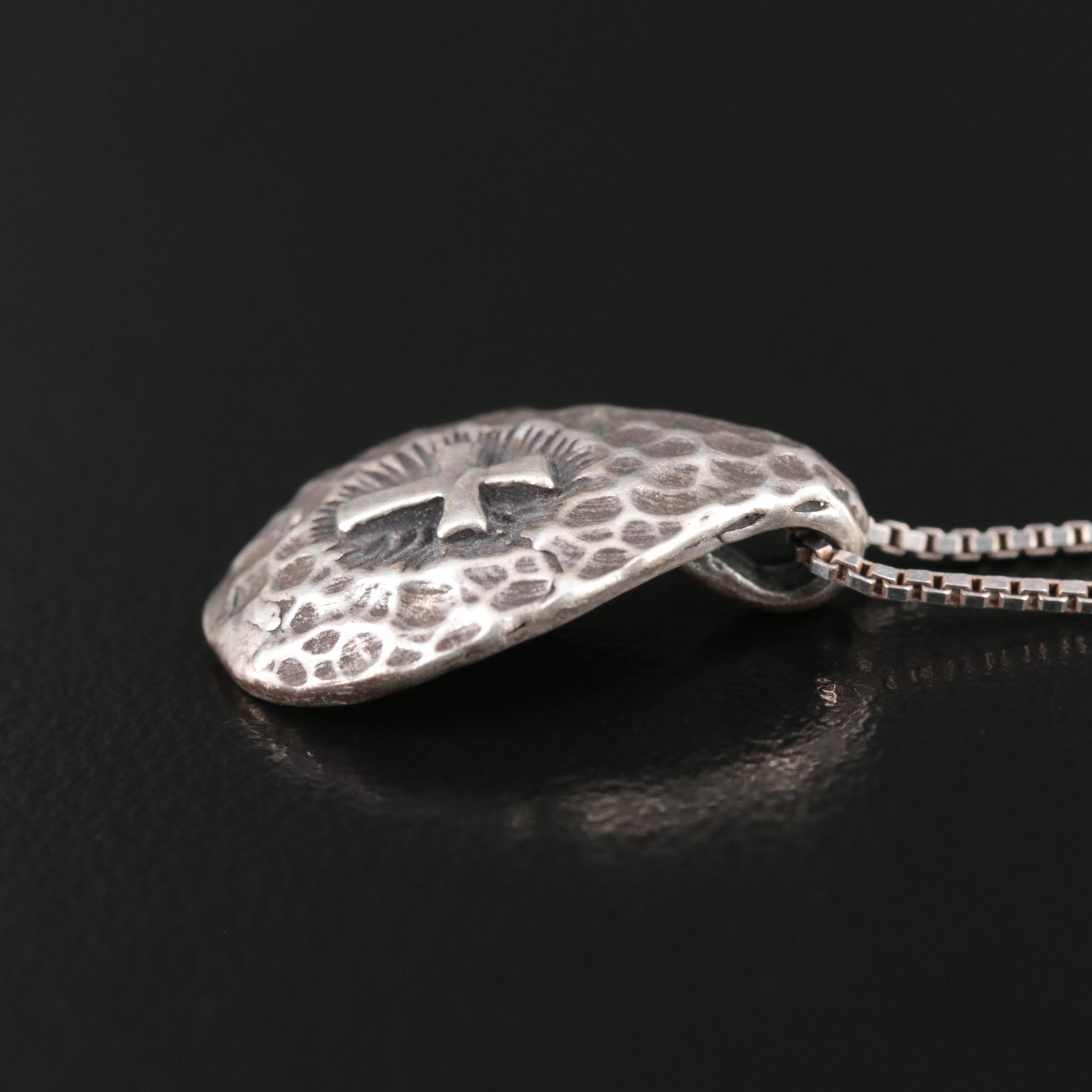 Sterling Cross Necklace