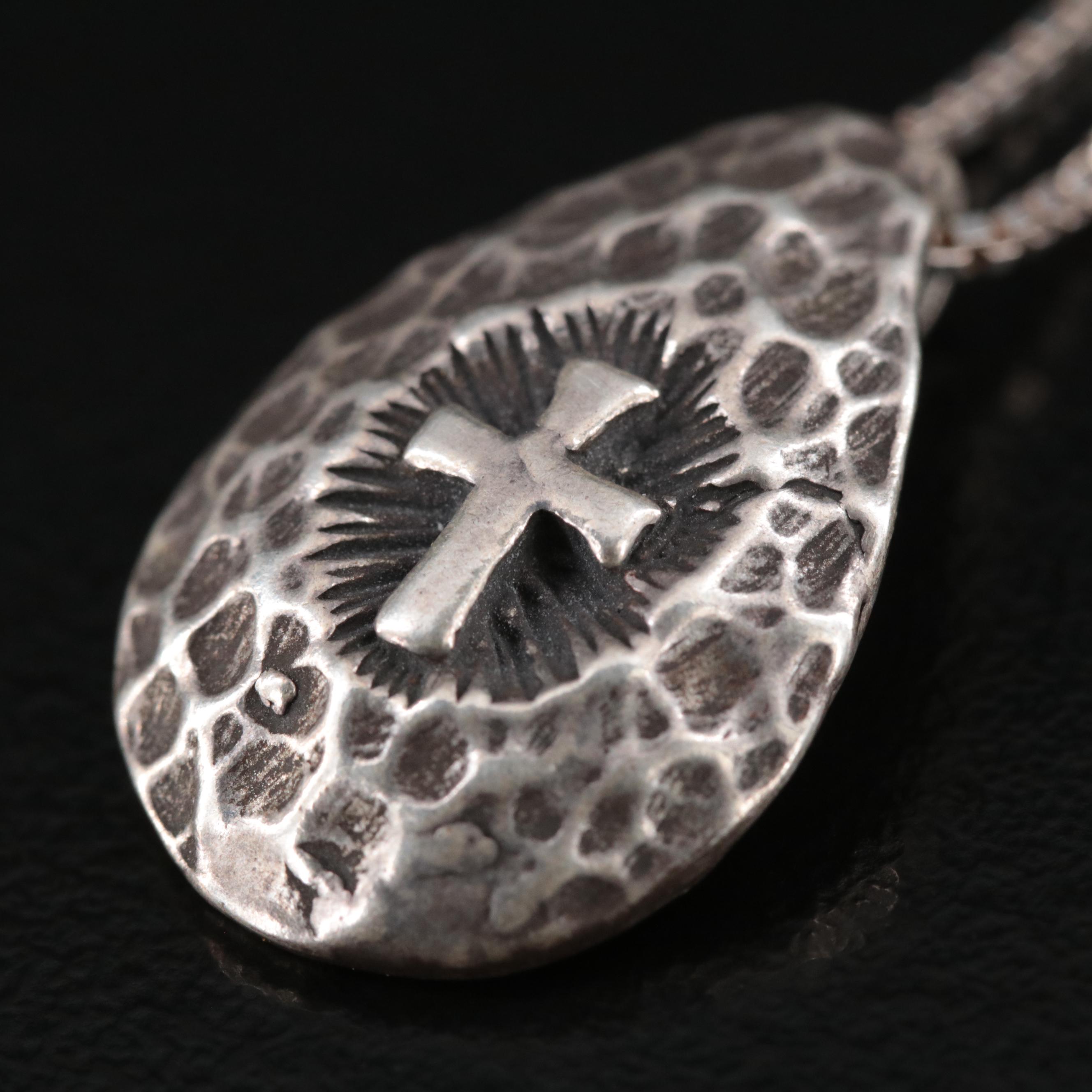 Sterling Cross Necklace