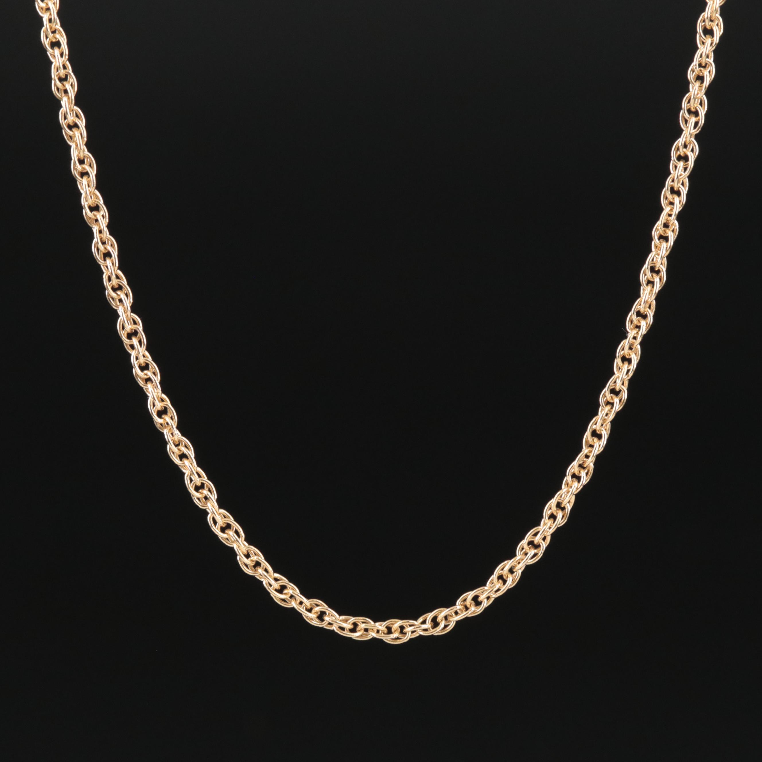 18K Singapore Chain Necklace