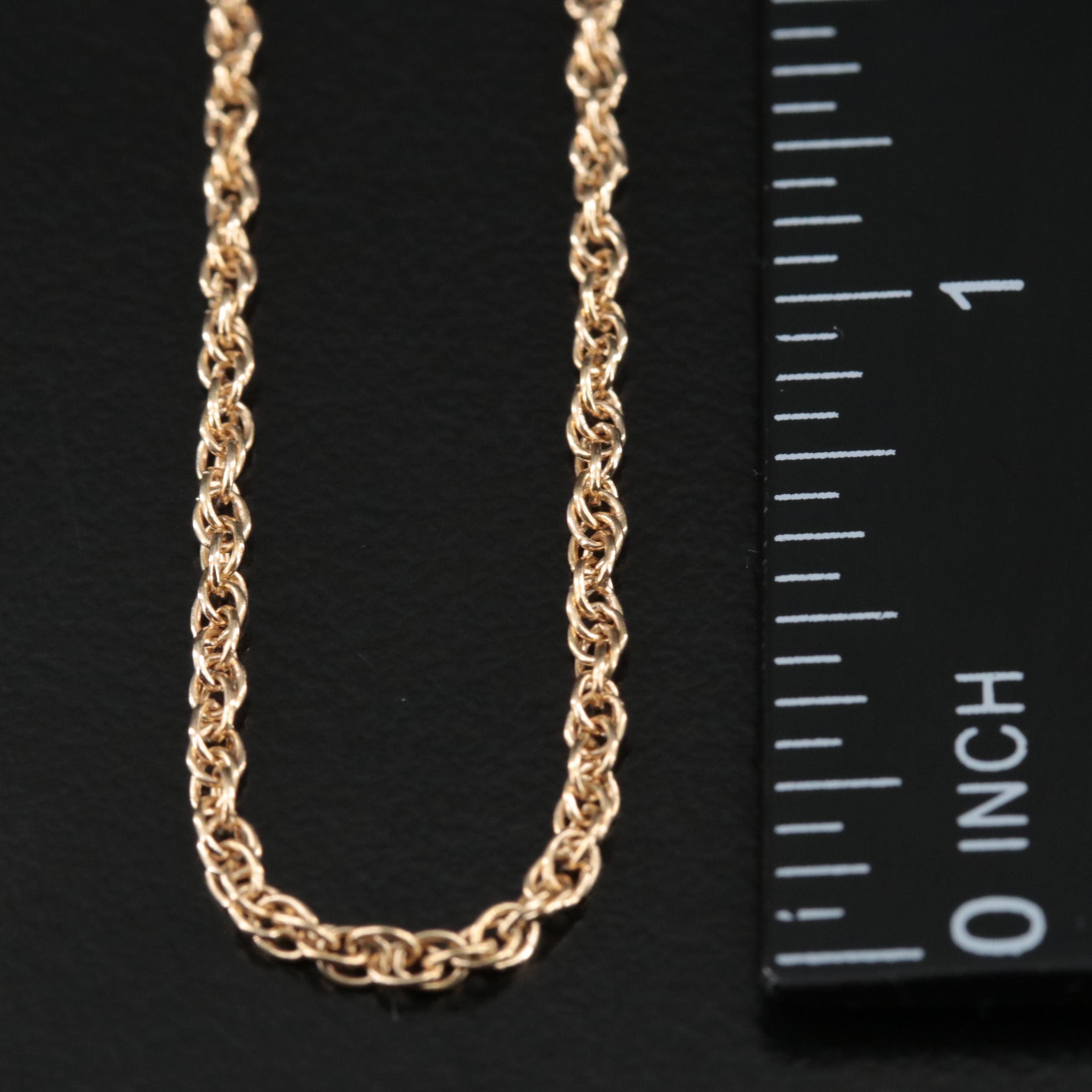 18K Singapore Chain Necklace