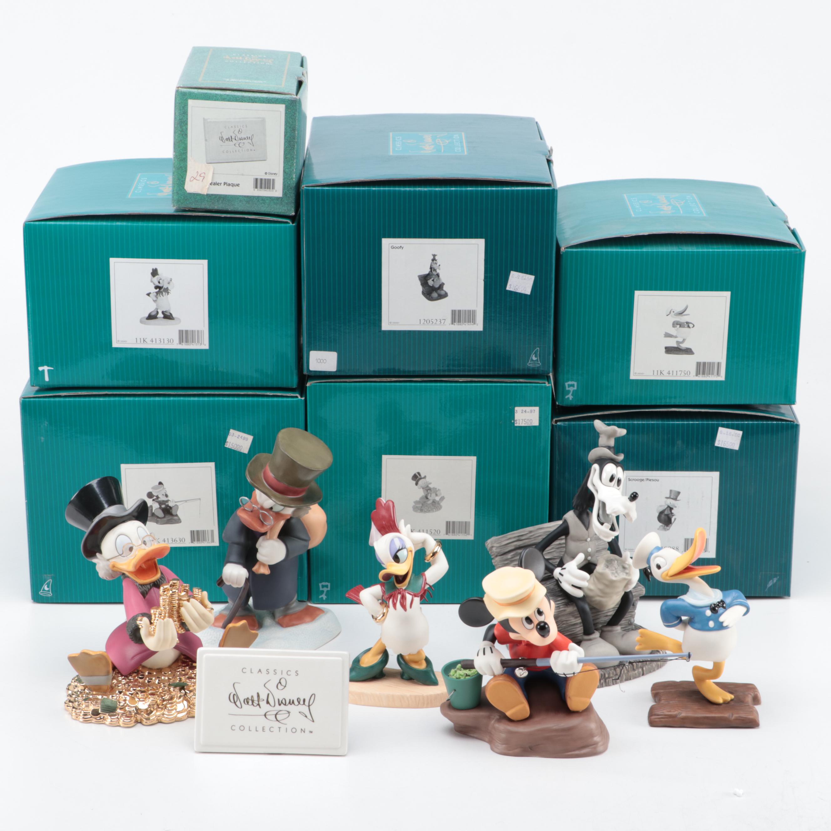 Walt Disney Classics Collection Mickey Mouse, Scrooge McDuck, and More Figurines