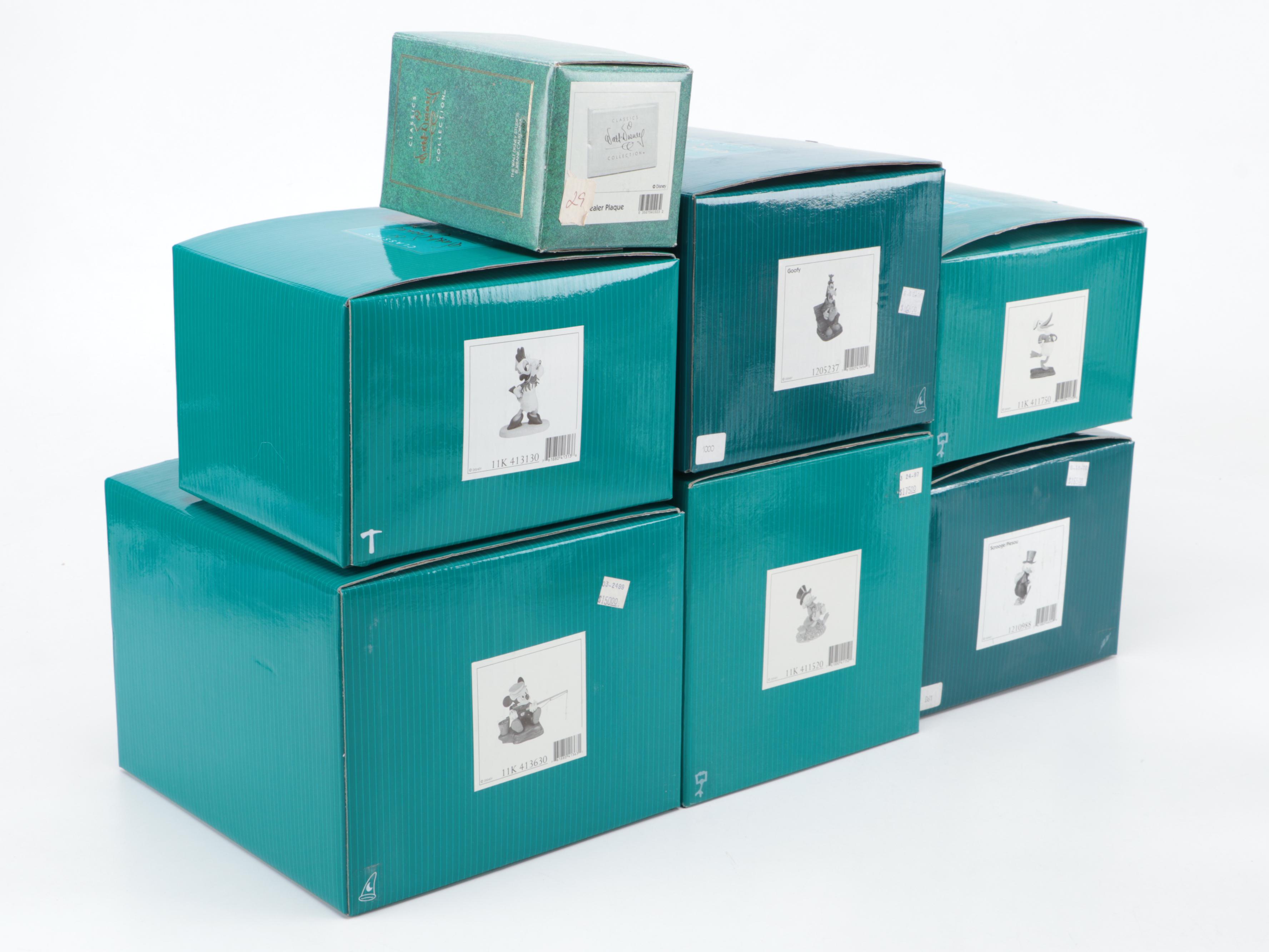 Walt Disney Classics Collection Mickey Mouse, Scrooge McDuck, and More Figurines