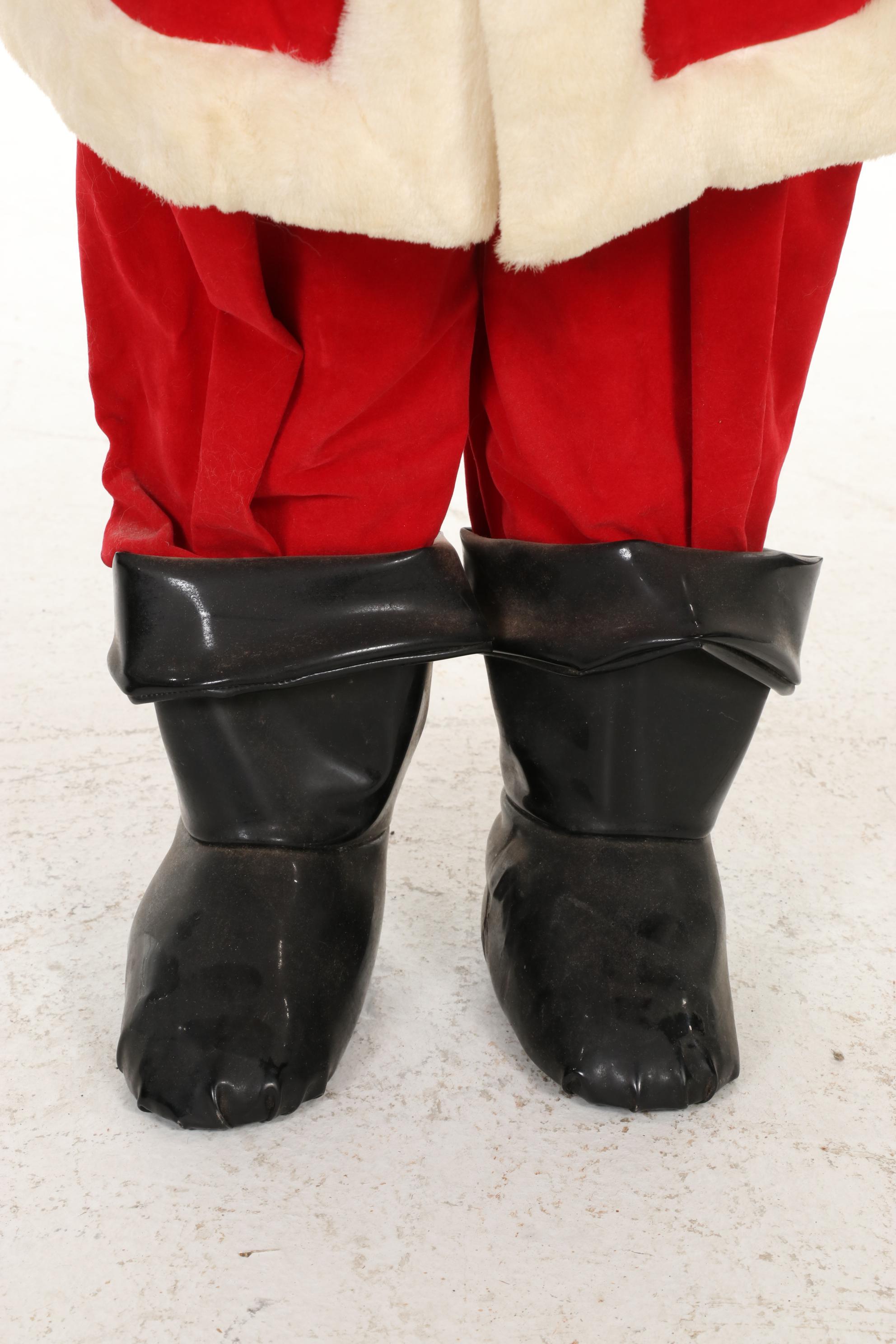 Howard Gale Store 7-Up Display Santa Claus, Candy Cane Box, and Tree Stand