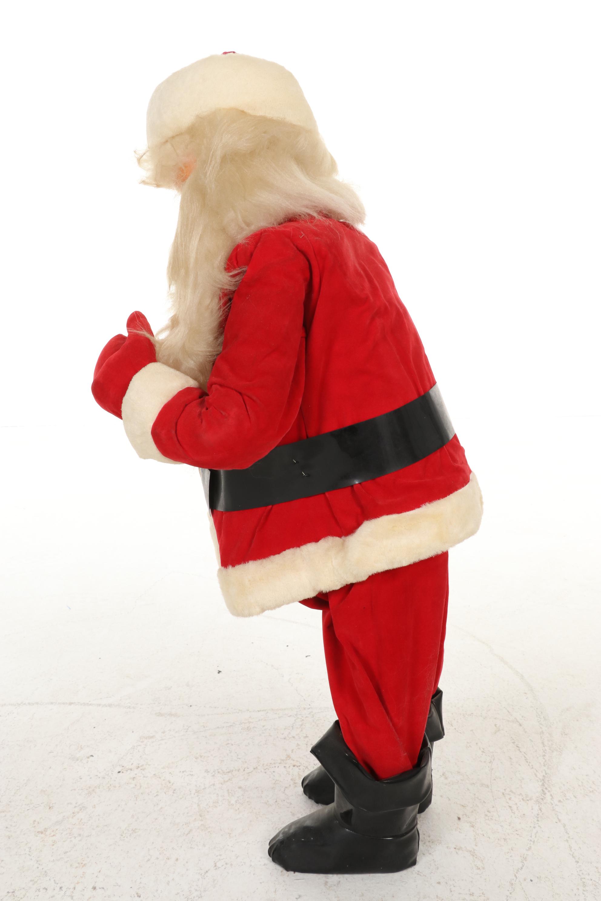 Howard Gale Store 7-Up Display Santa Claus, Candy Cane Box, and Tree Stand