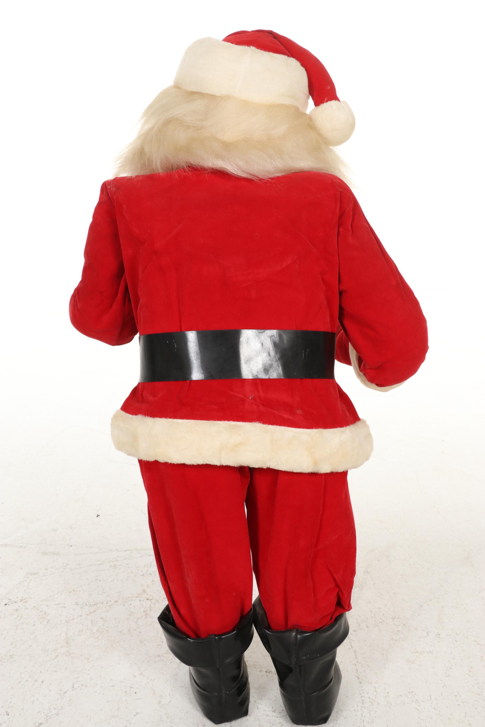 Howard Gale Store 7-Up Display Santa Claus, Candy Cane Box, and Tree Stand