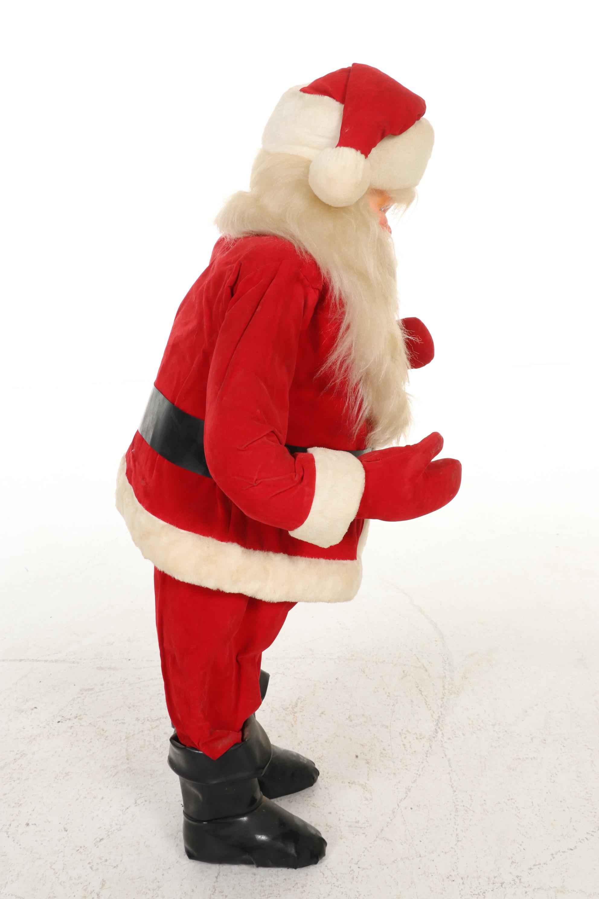 Howard Gale Store 7-Up Display Santa Claus, Candy Cane Box, and Tree Stand