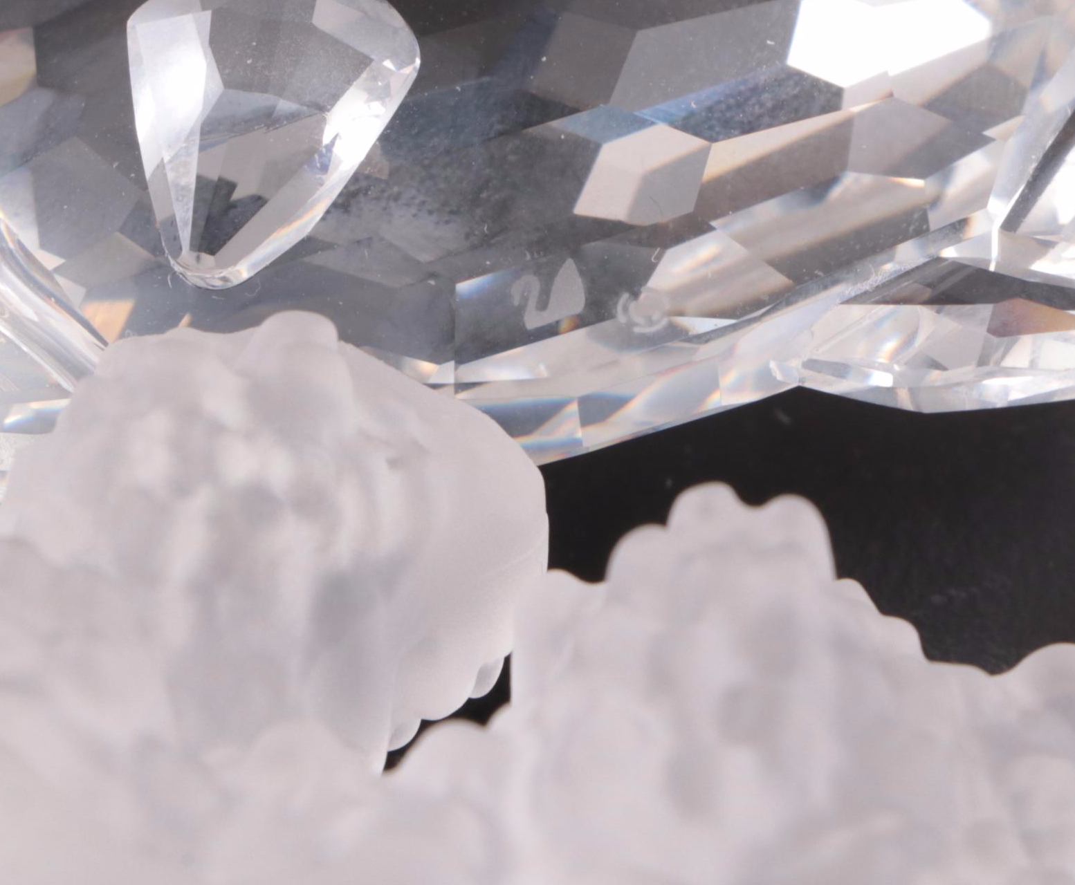 Swarovski Crystal Fish and Conch Figurines, Late 20th Century