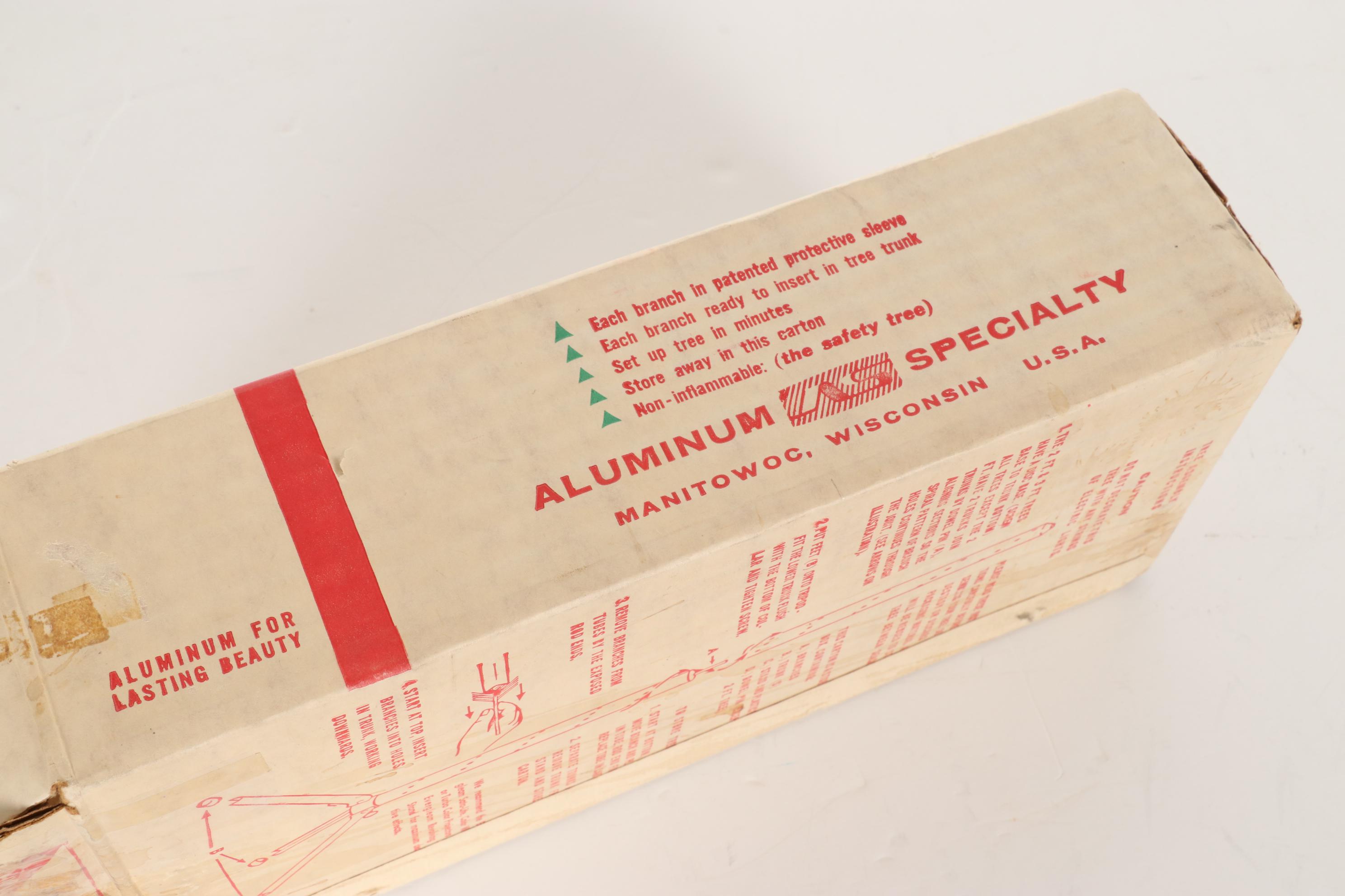 Evergleam Aluminum Christmas Tree and Other Decor, Mid to Late 20th Century