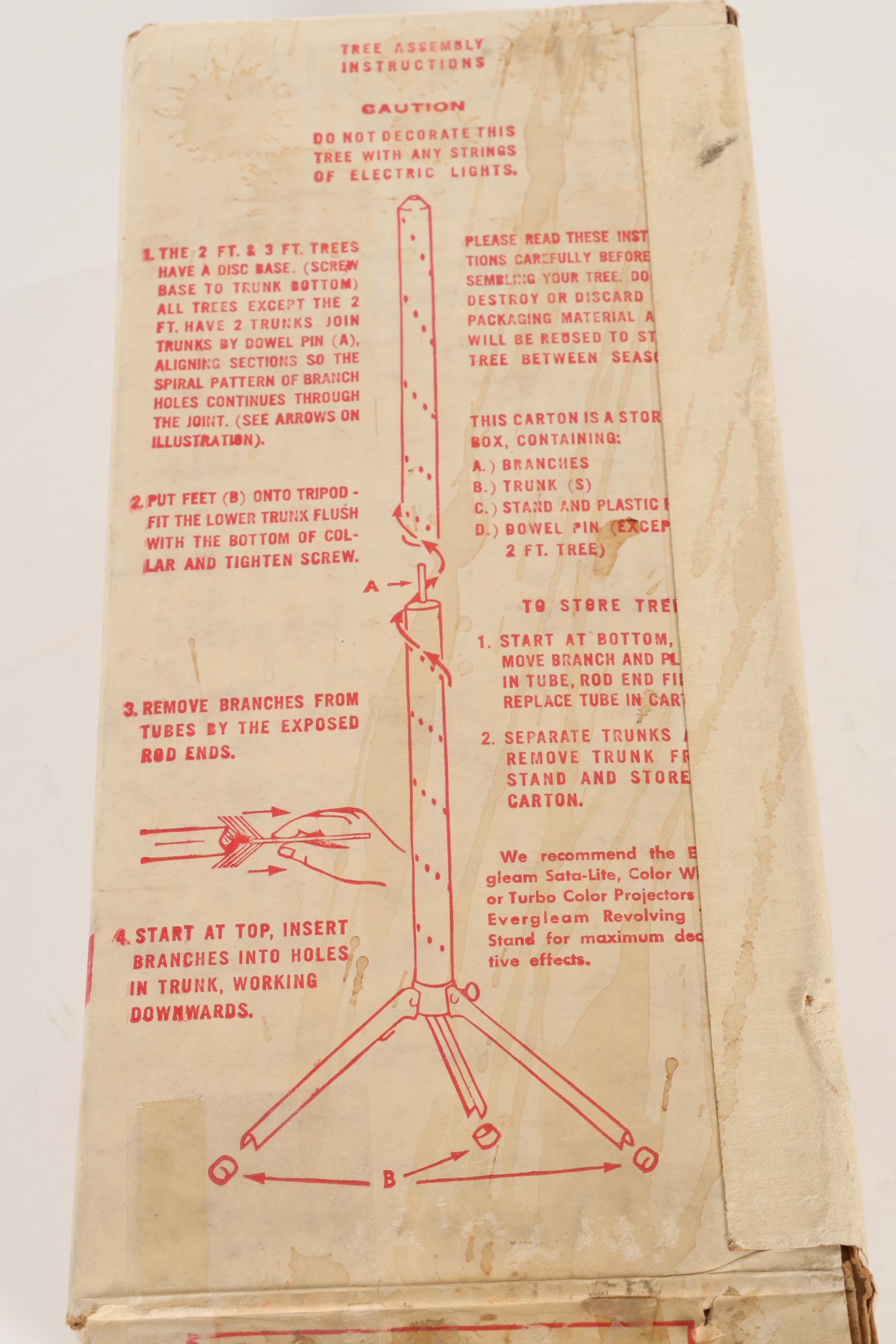 Evergleam Aluminum Christmas Tree and Other Decor, Mid to Late 20th Century