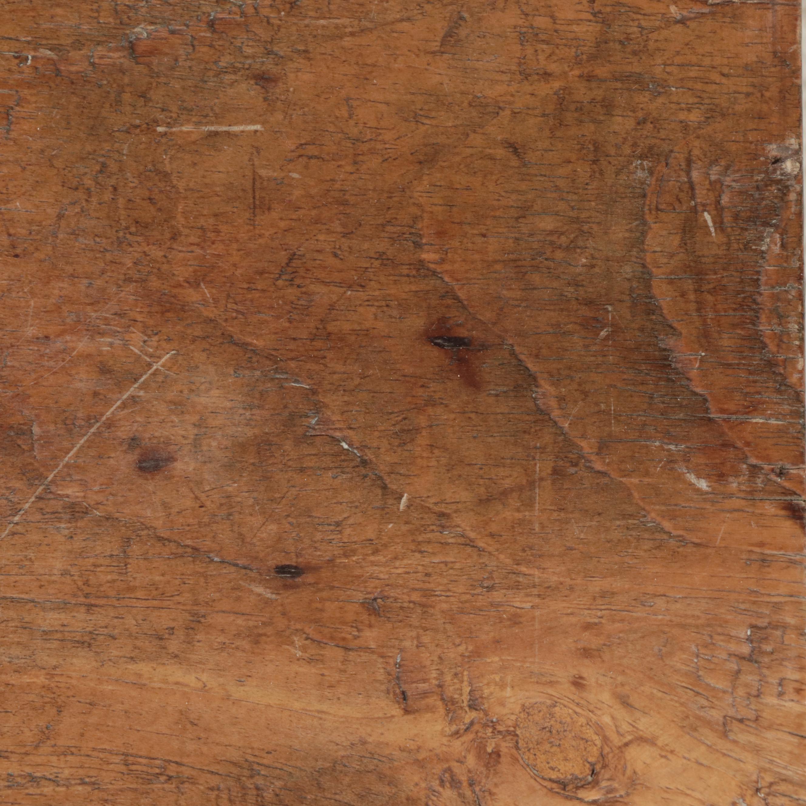 American Primitive Pine Blanket Chest, Mid to Late 19th Century