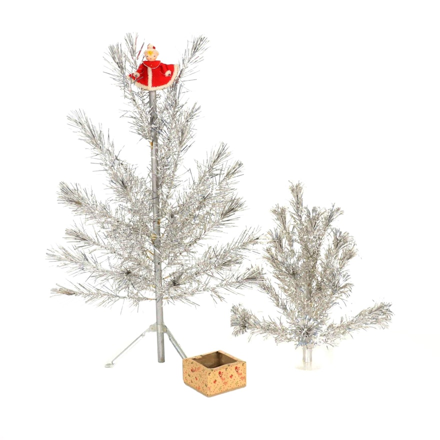 Evergleam Aluminum Christmas Tree and Other Decor, Mid to Late 20th Century