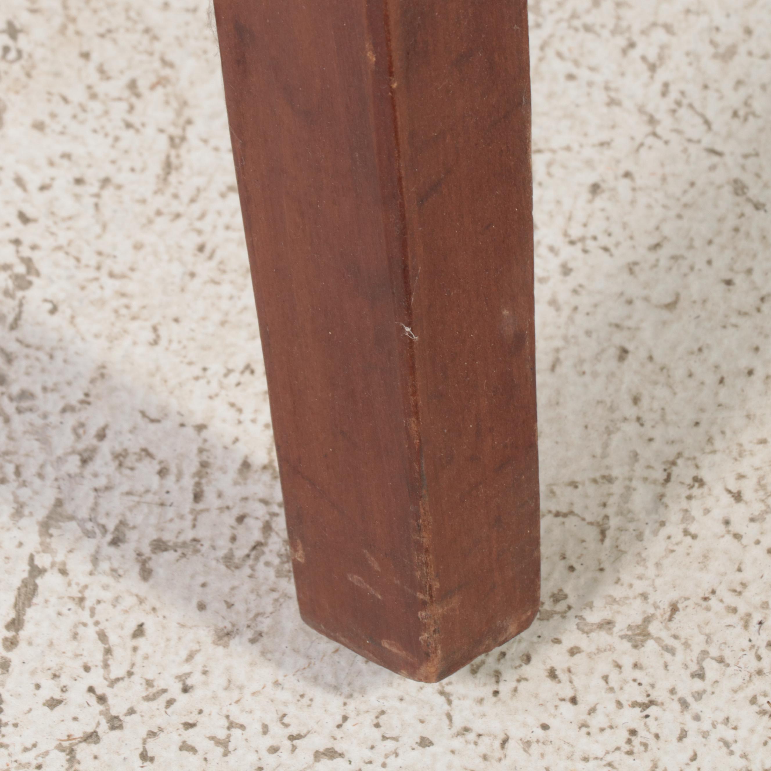 American Primitive Poplar and Pine Dough Box/Side Table, Mid-19th Century