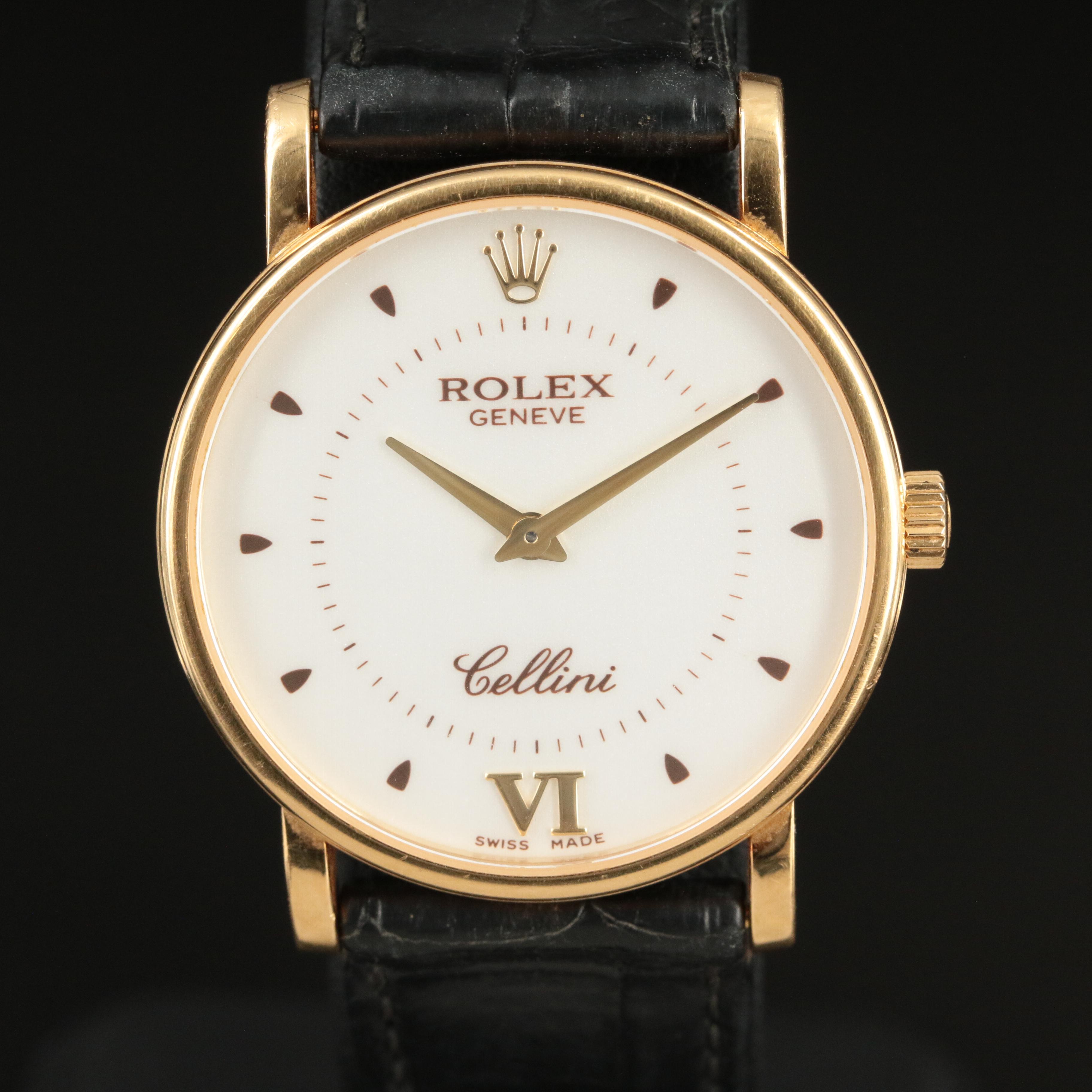 18K Rolex Cellini Watch