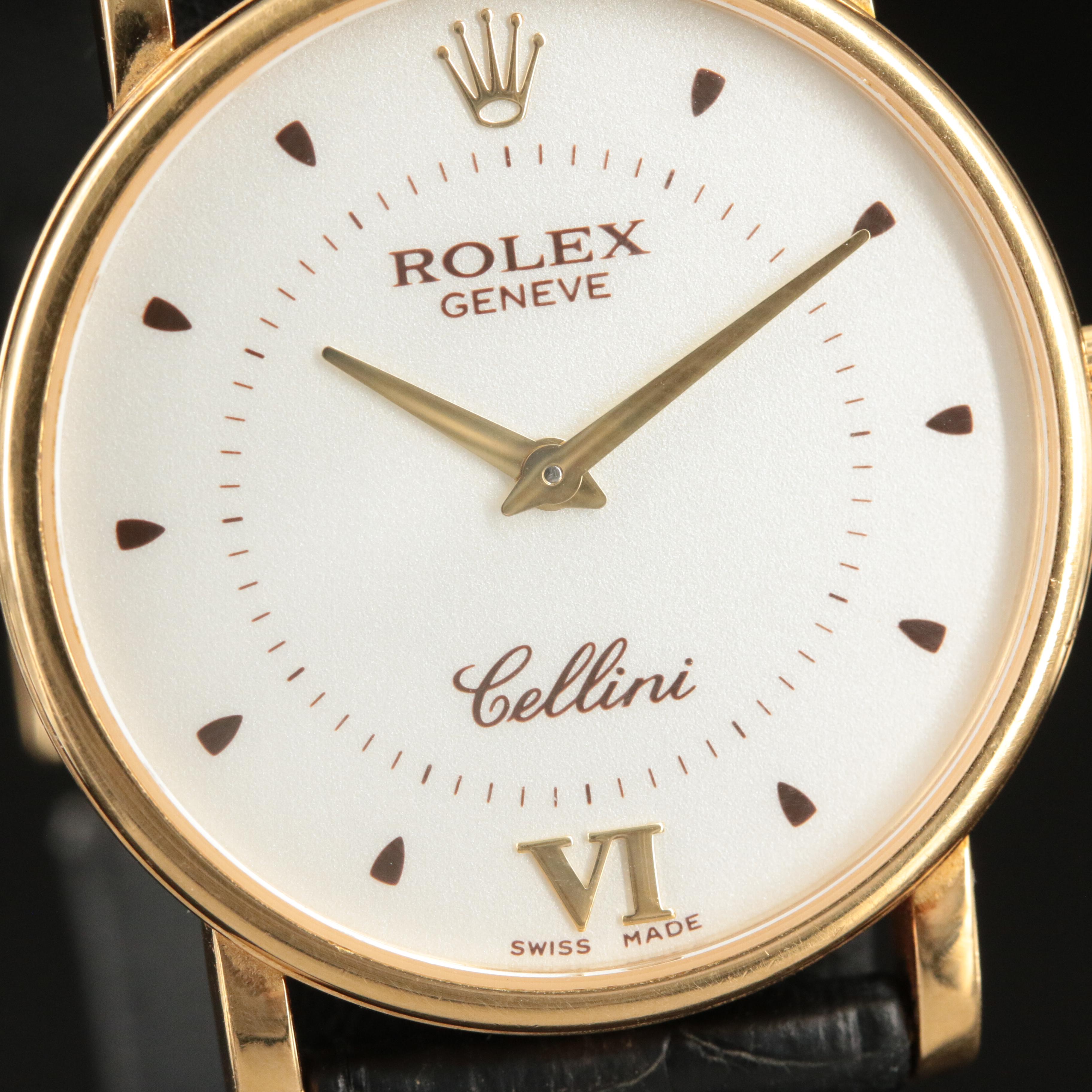 18K Rolex Cellini Watch