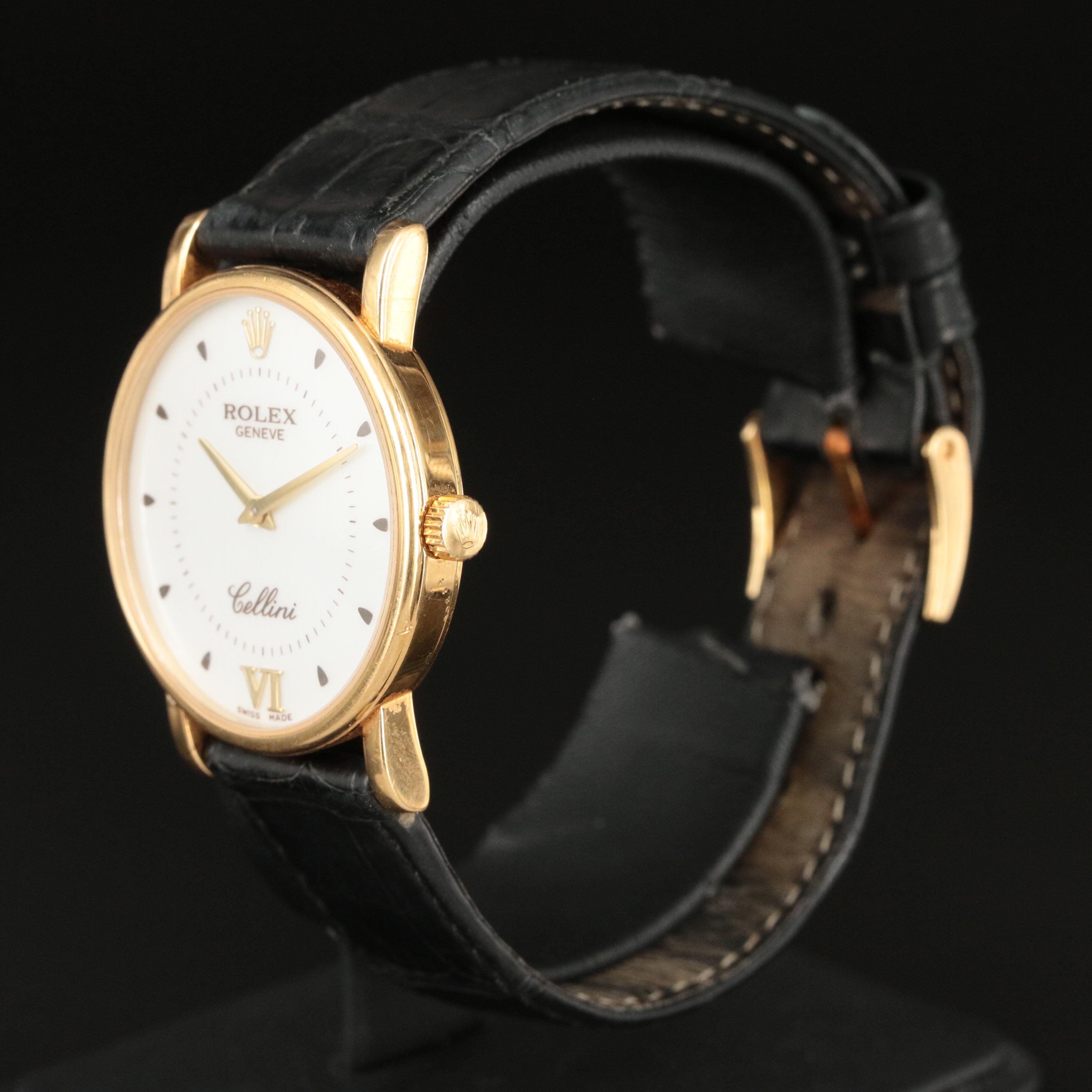 18K Rolex Cellini Watch