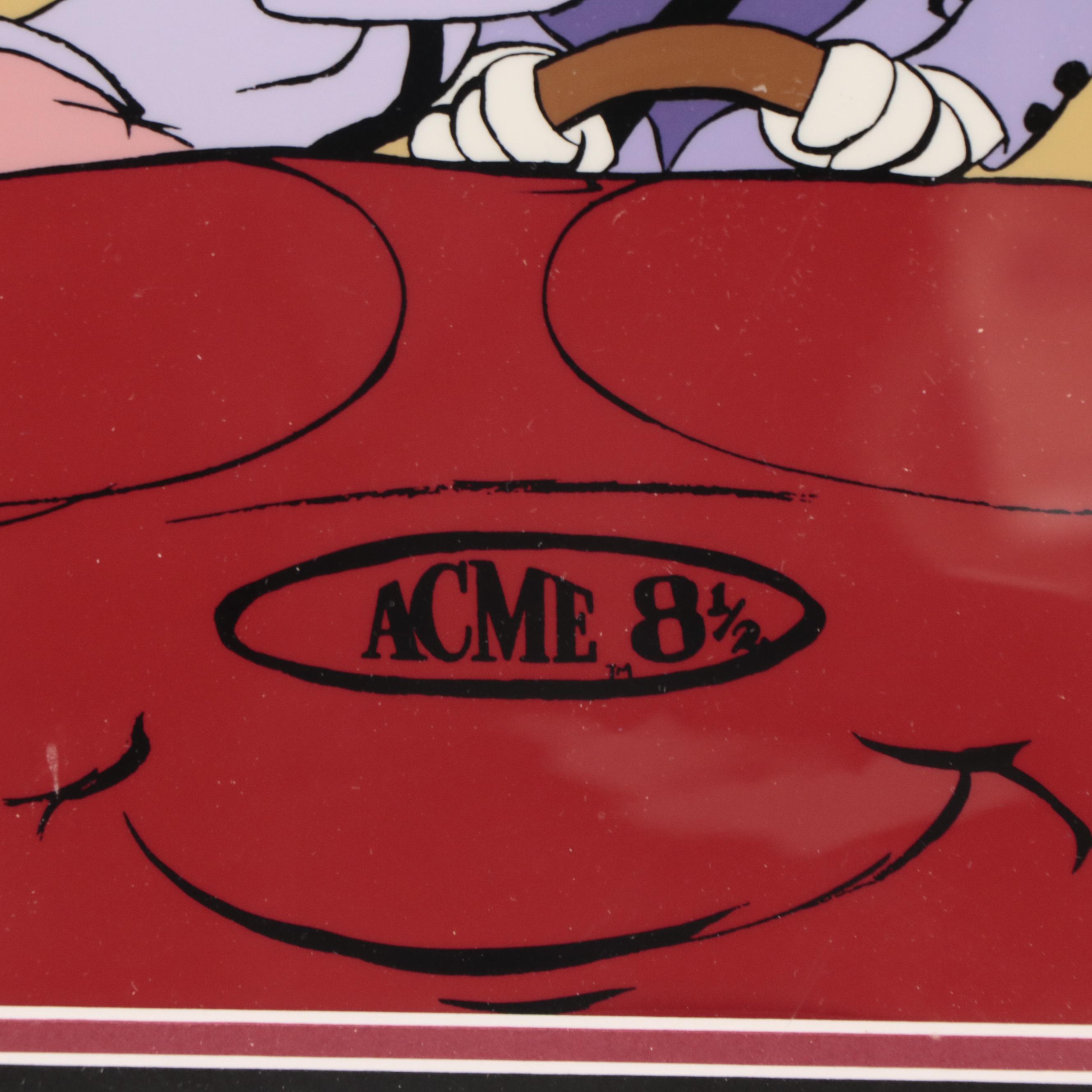 Warner Bros. Chuck Jones Bugs Bunny and Babs Hand-Painted Sericel "Just Married"